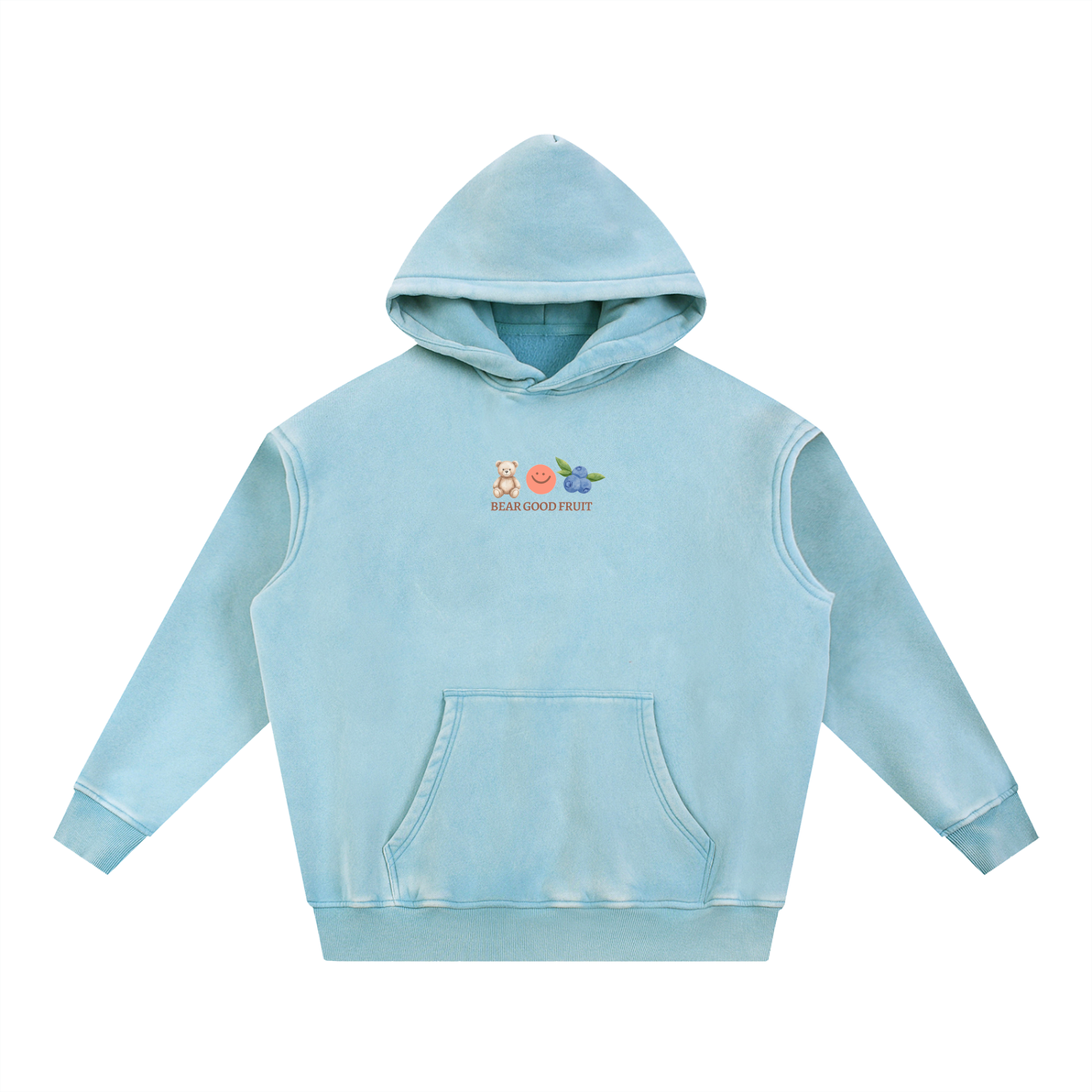 Bear Good Fruit Fleece Oversize Hoodie