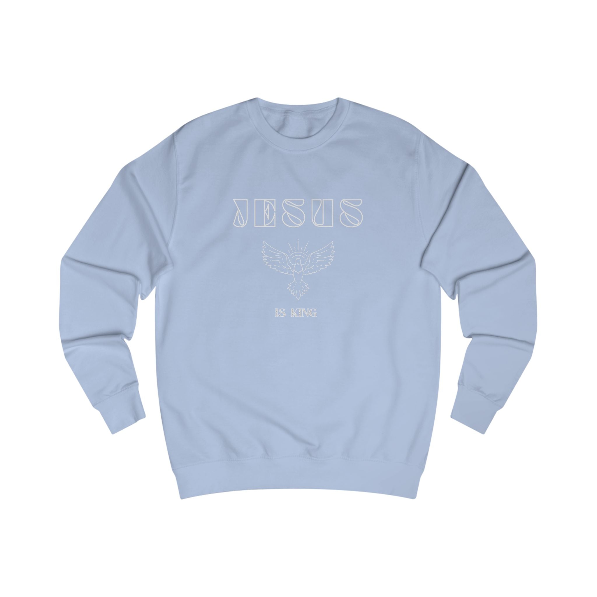 Jesus Is King Sweatshirt — Christian Graphic Crewneck