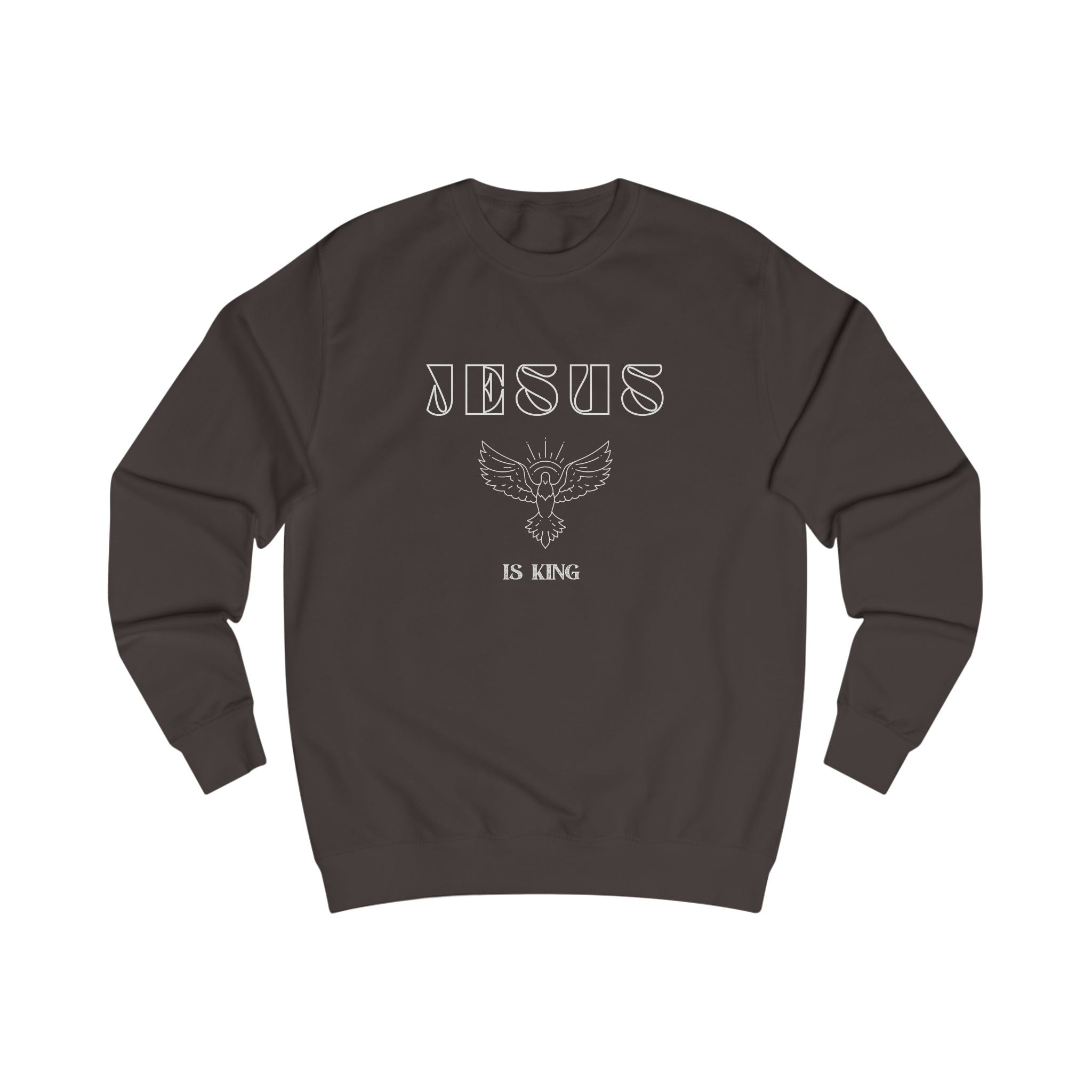 Jesus Is King Sweatshirt — Christian Graphic Crewneck