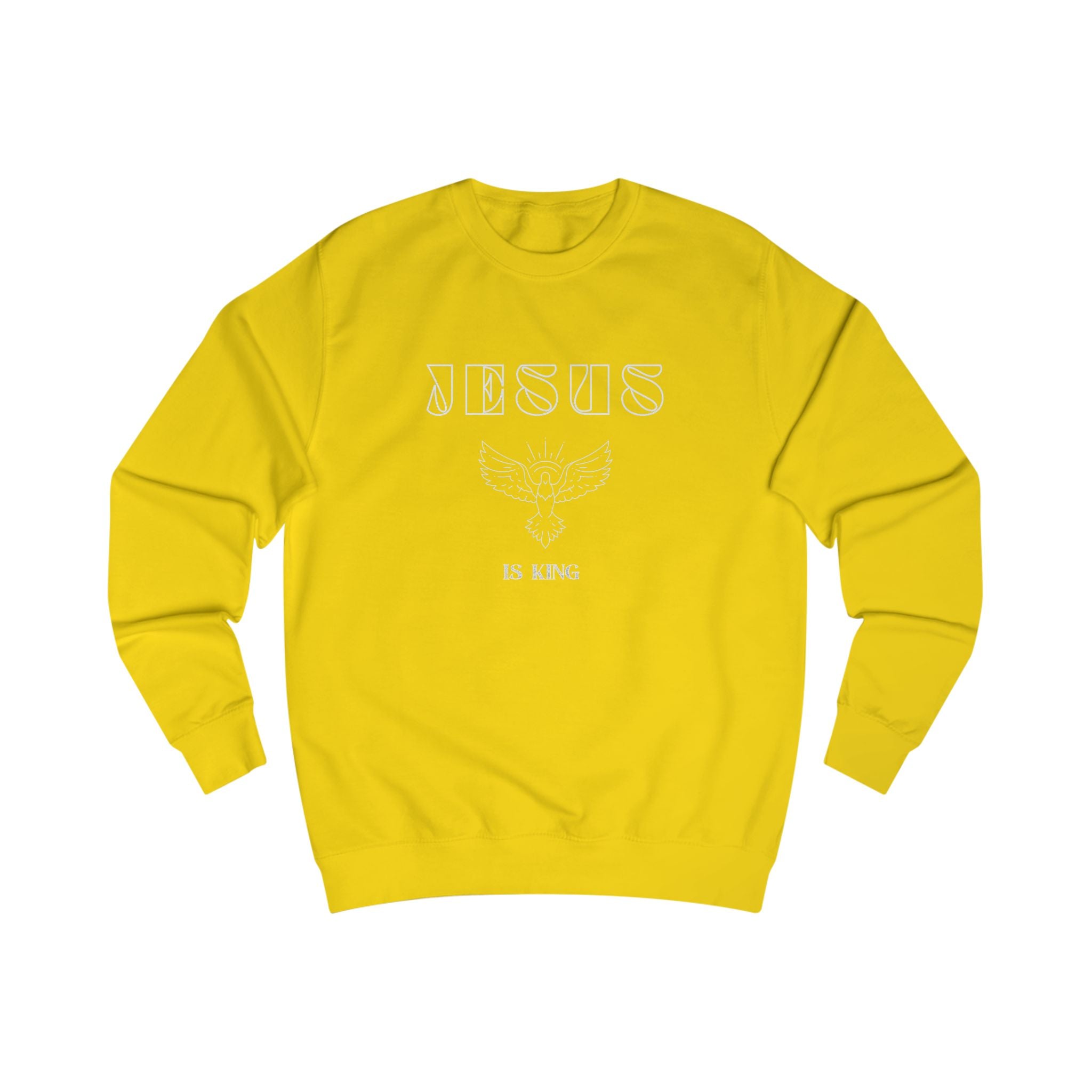 Jesus Is King Sweatshirt — Christian Graphic Crewneck