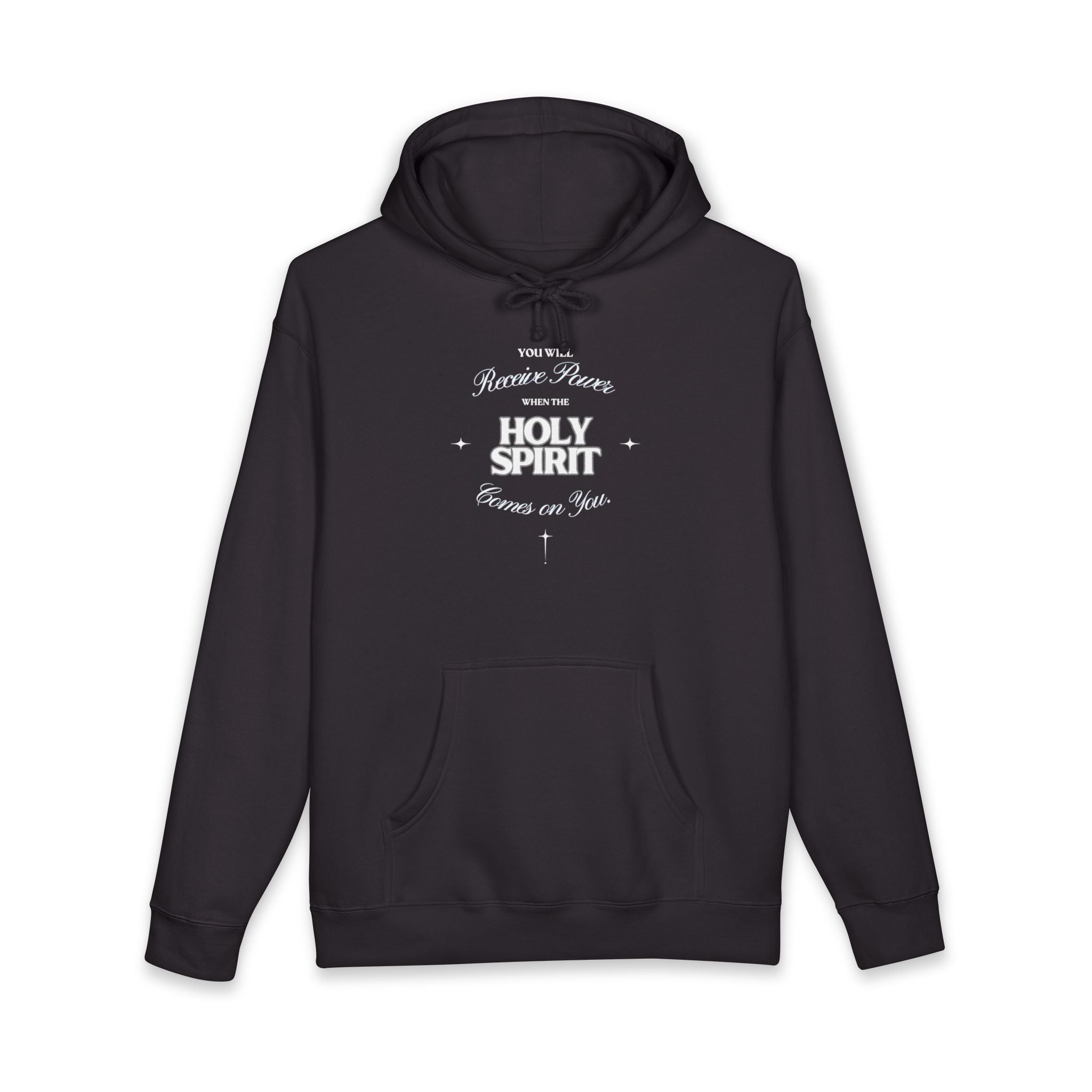 Holy Spirit Hoodie - 'Come Reveal, Renew Power' Christian Faith Pullover