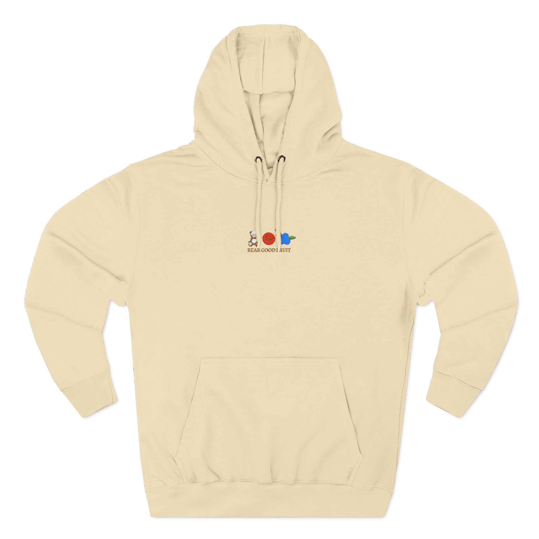 Bear Good Fruit Embroidered Hoodie