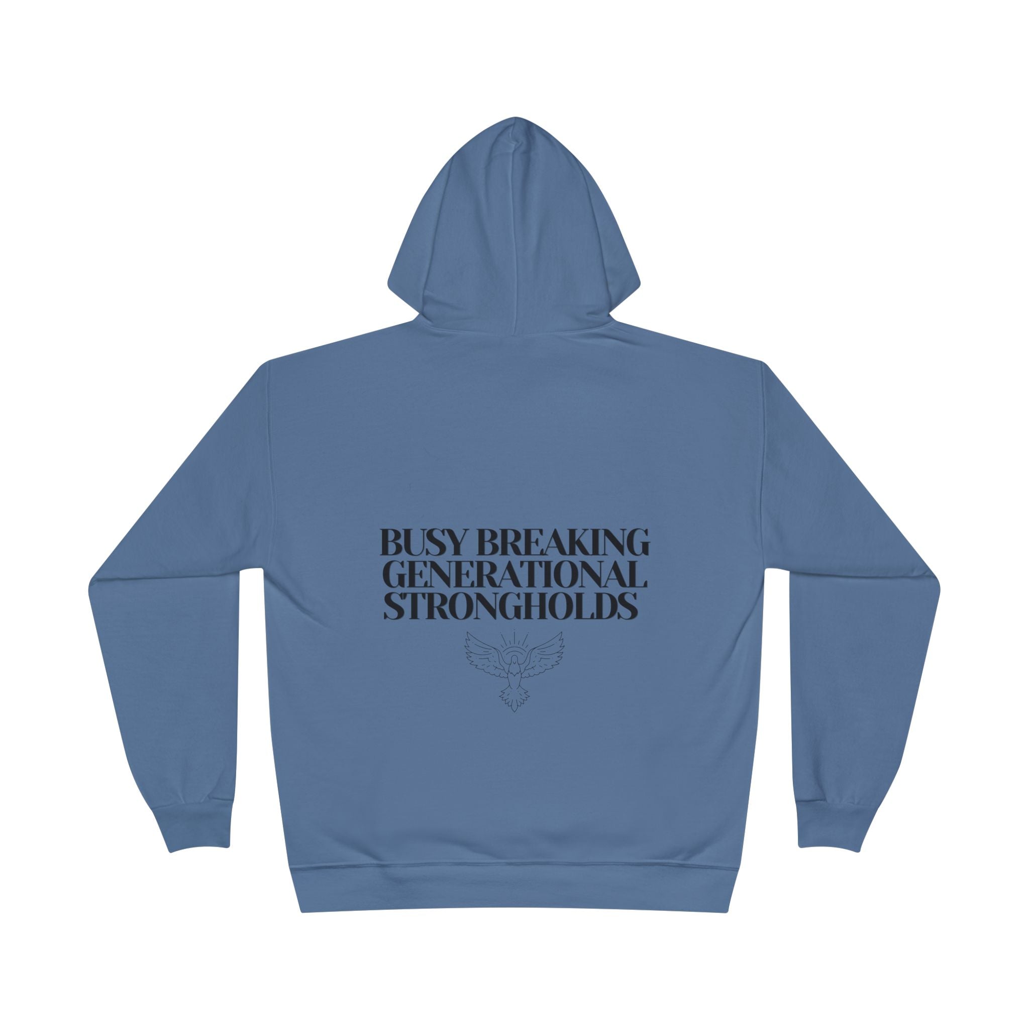 Hoodie — "Busy Breaking Generational Strongholds" Cross Graphic Pullover