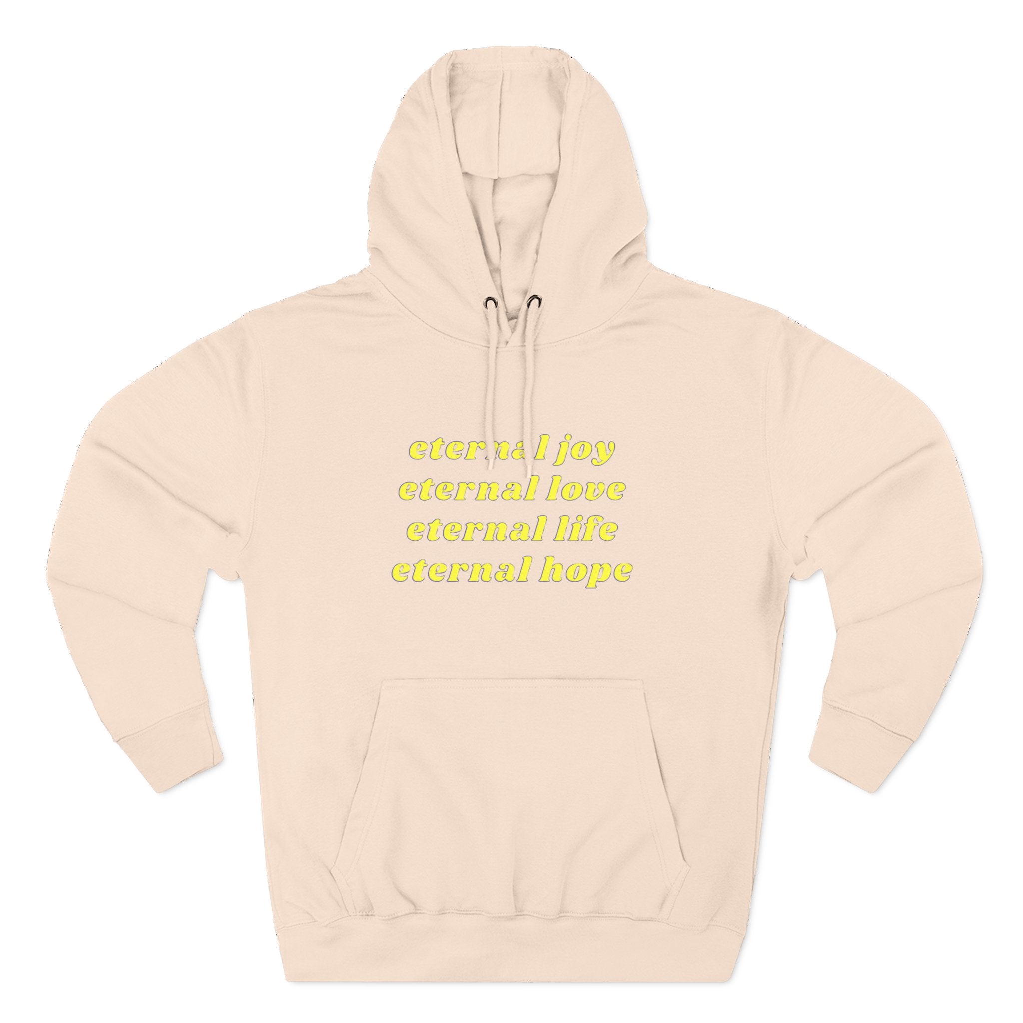 Eternal Joy Hoodie — Minimal Script Inspirational Pullover