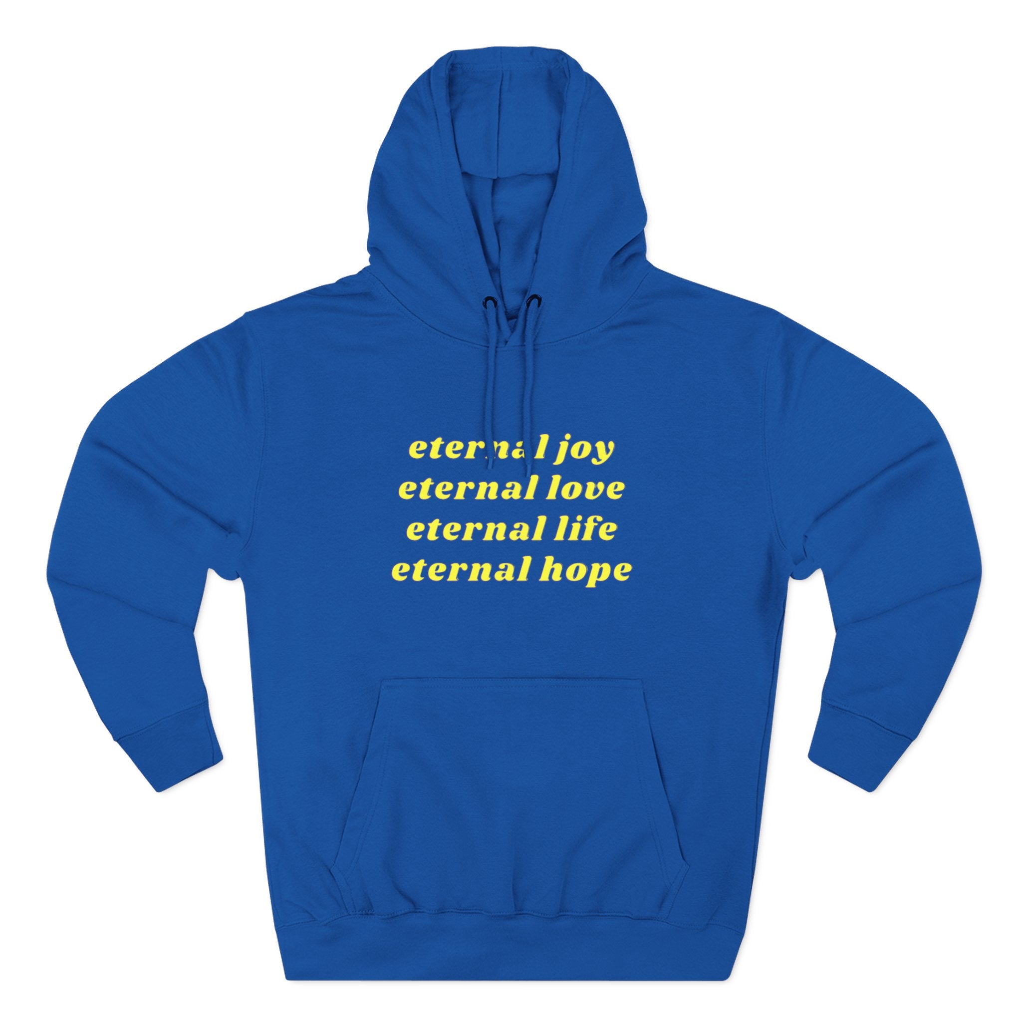 Eternal Joy Hoodie — Minimal Script Inspirational Pullover