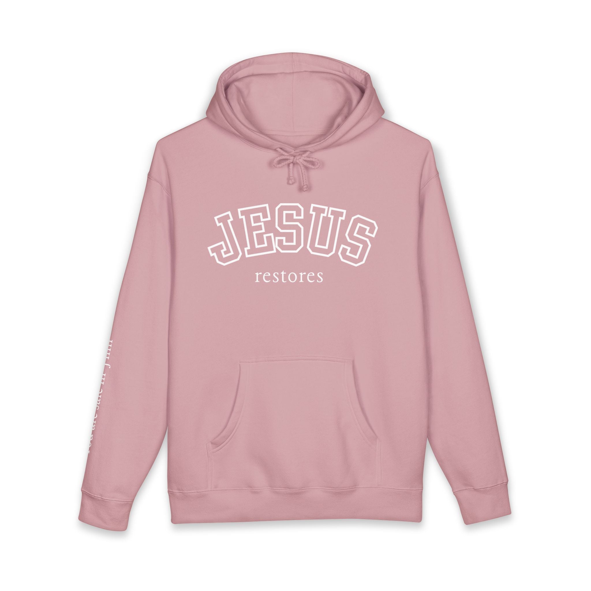 Jesus Restores Hoodie — Christian Faith Pullover