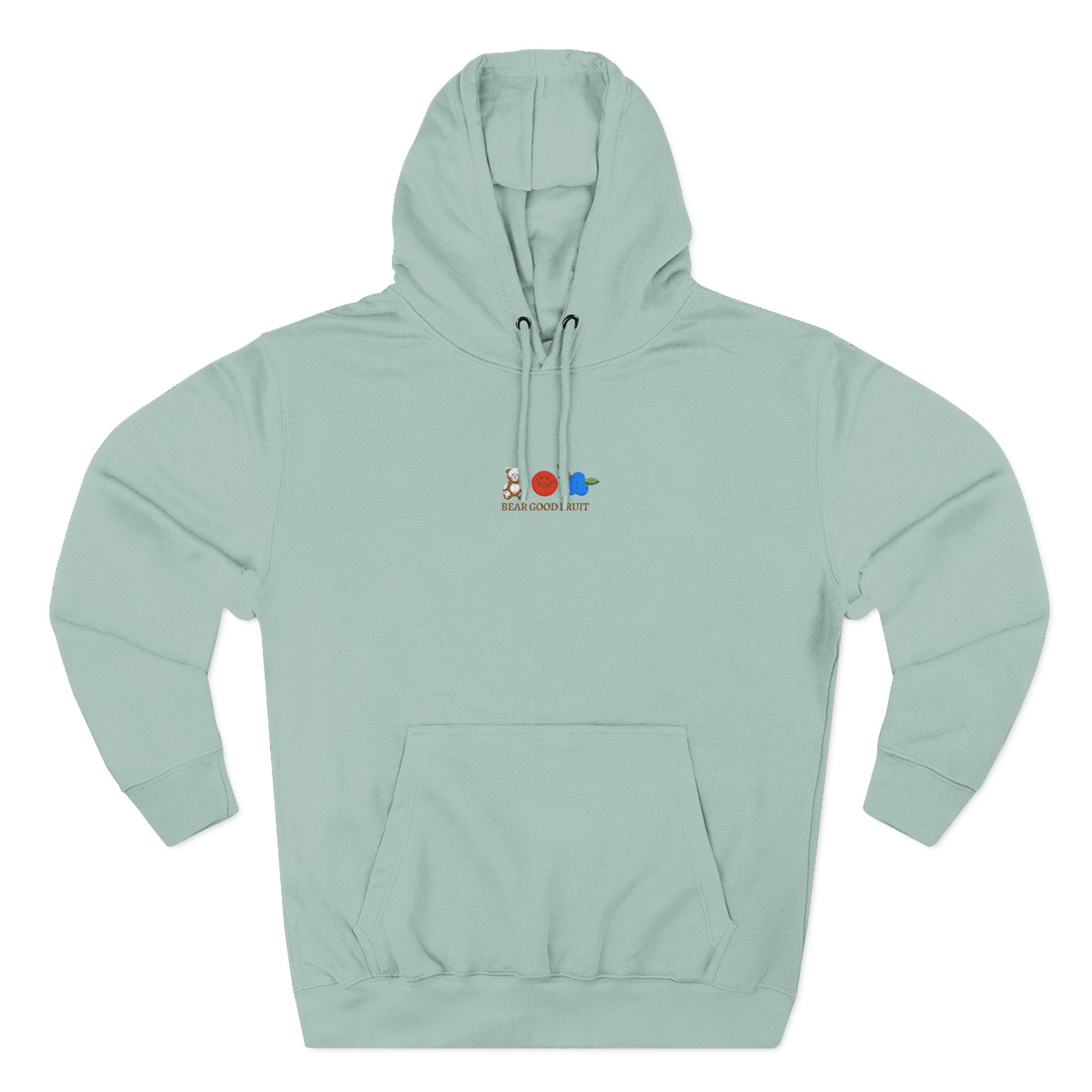 Bear Good Fruit Embroidered Hoodie
