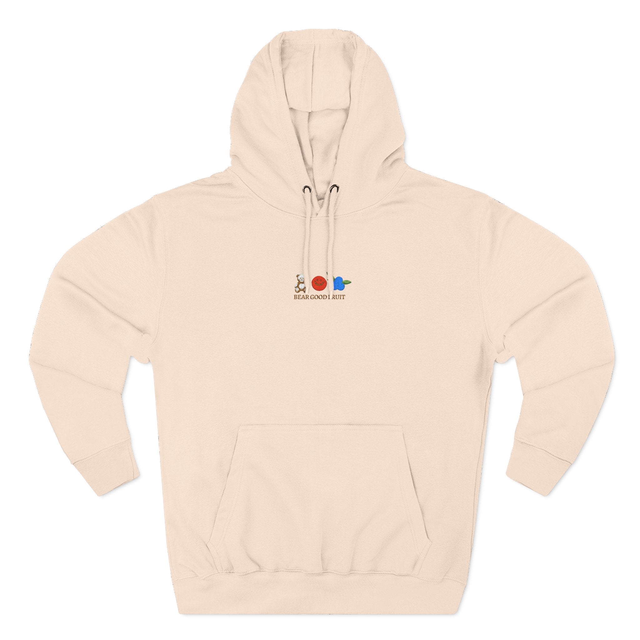 Bear Good Fruit Embroidered Hoodie