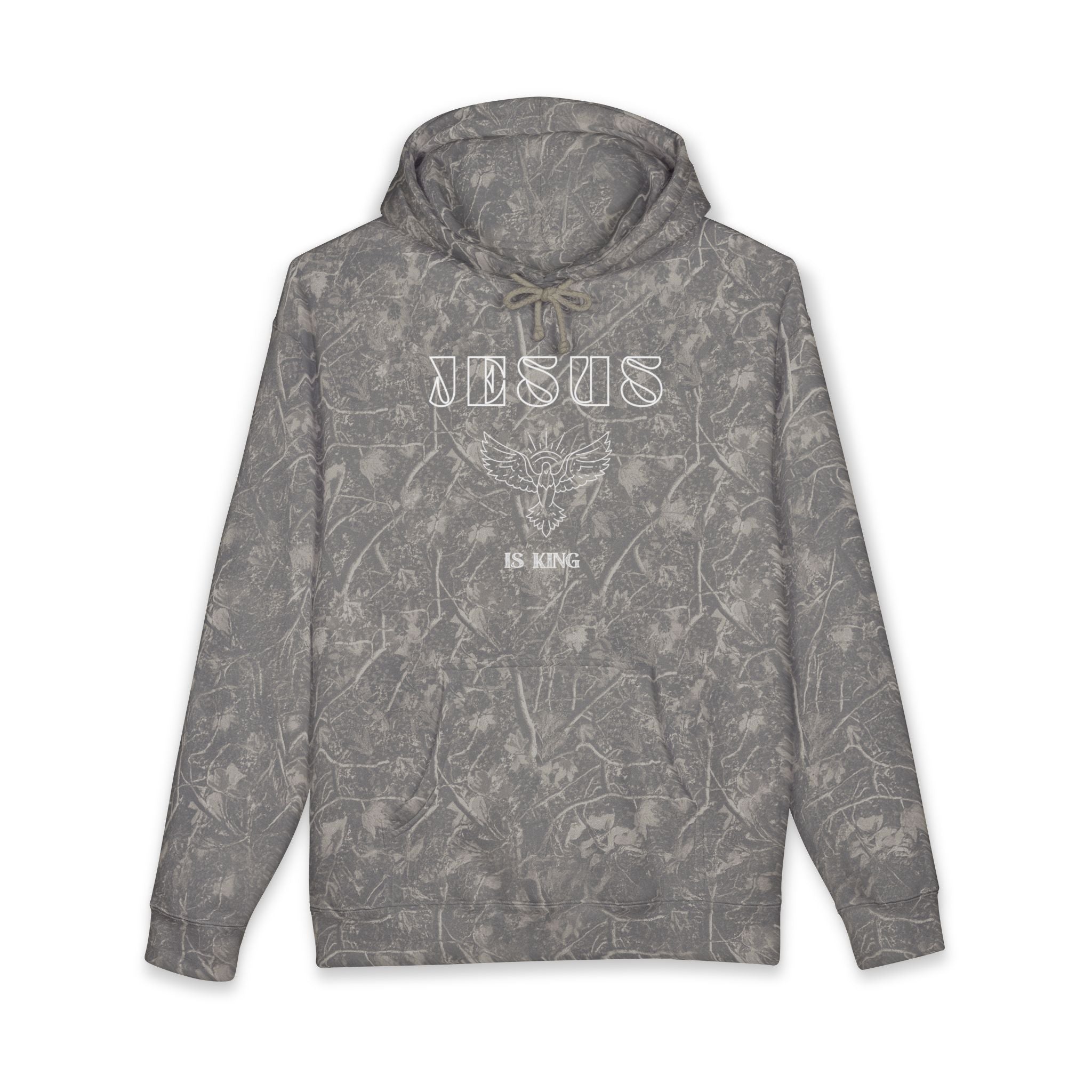 Jesus Is King Hoodie — Faith Eagle Graphic Christian Pullover