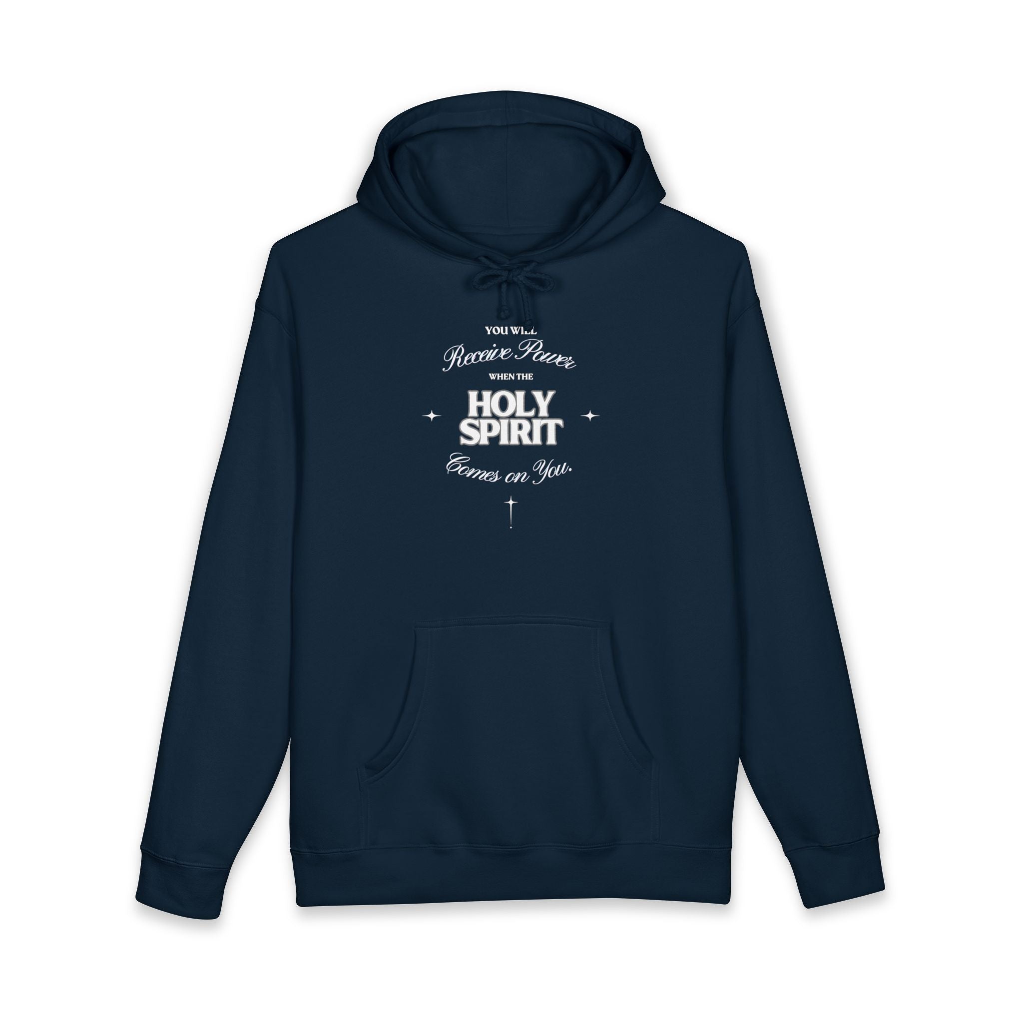 Holy Spirit Hoodie - 'Come Reveal, Renew Power' Christian Faith Pullover