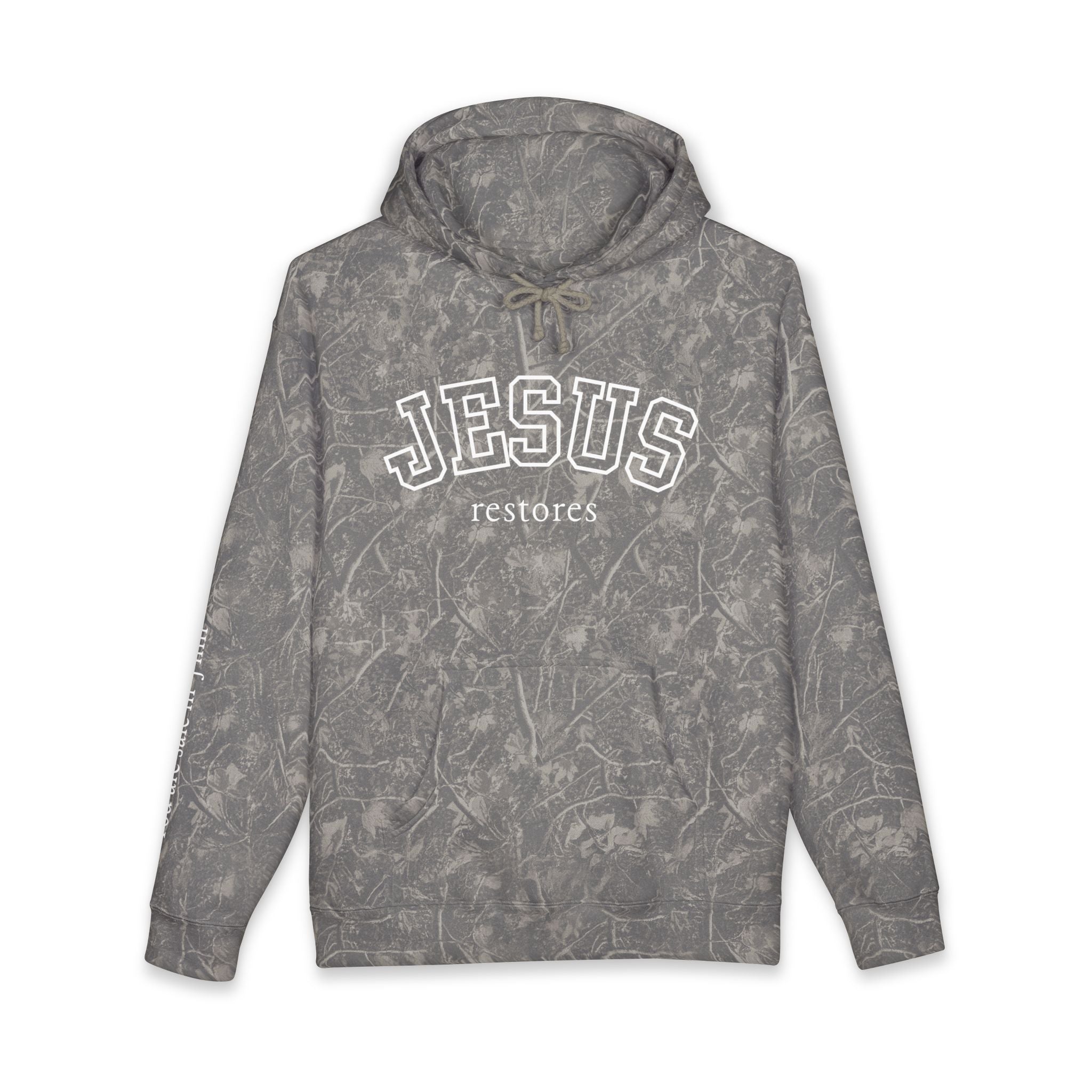 Jesus Restores Hoodie — Christian Faith Pullover