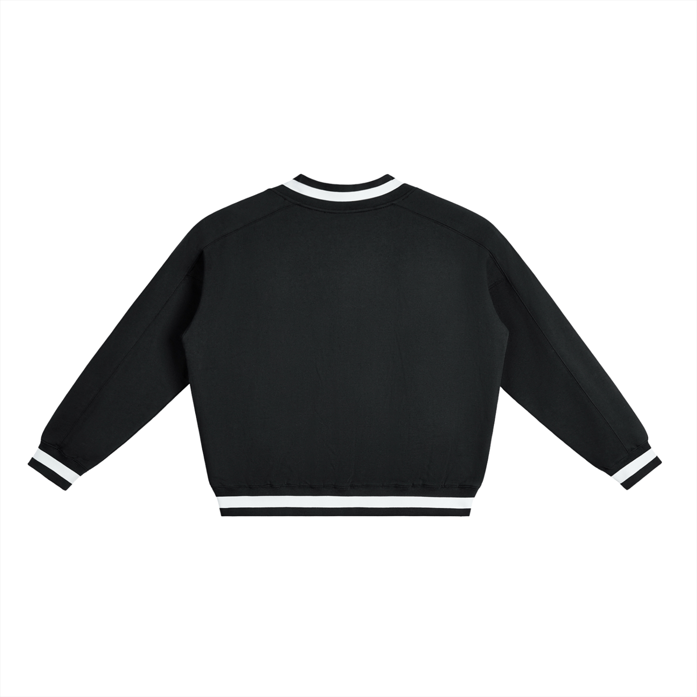 Jesus Contrast Collar Boxy Sweatshirt