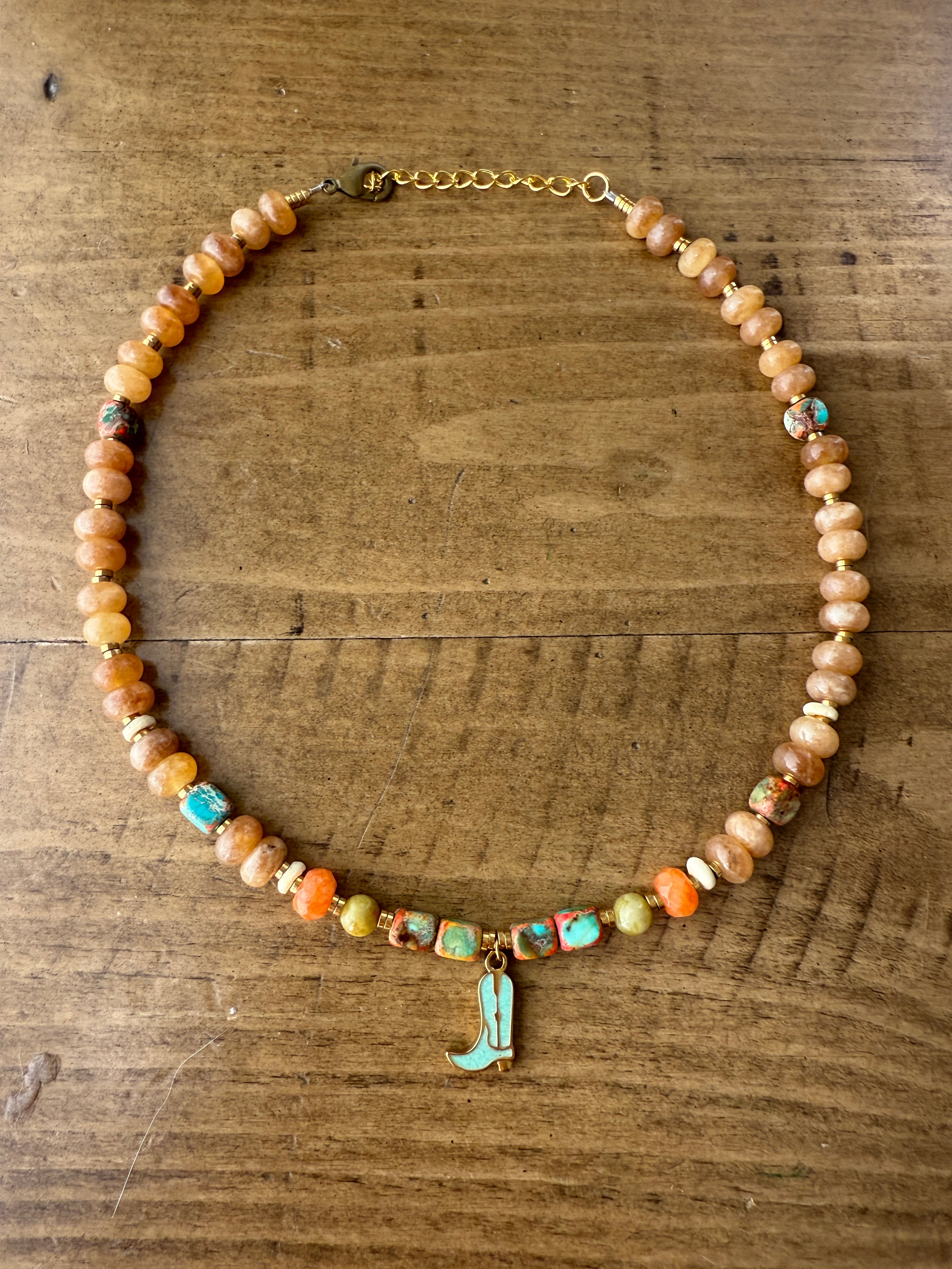 Cowboy Boot Adjustable Choker