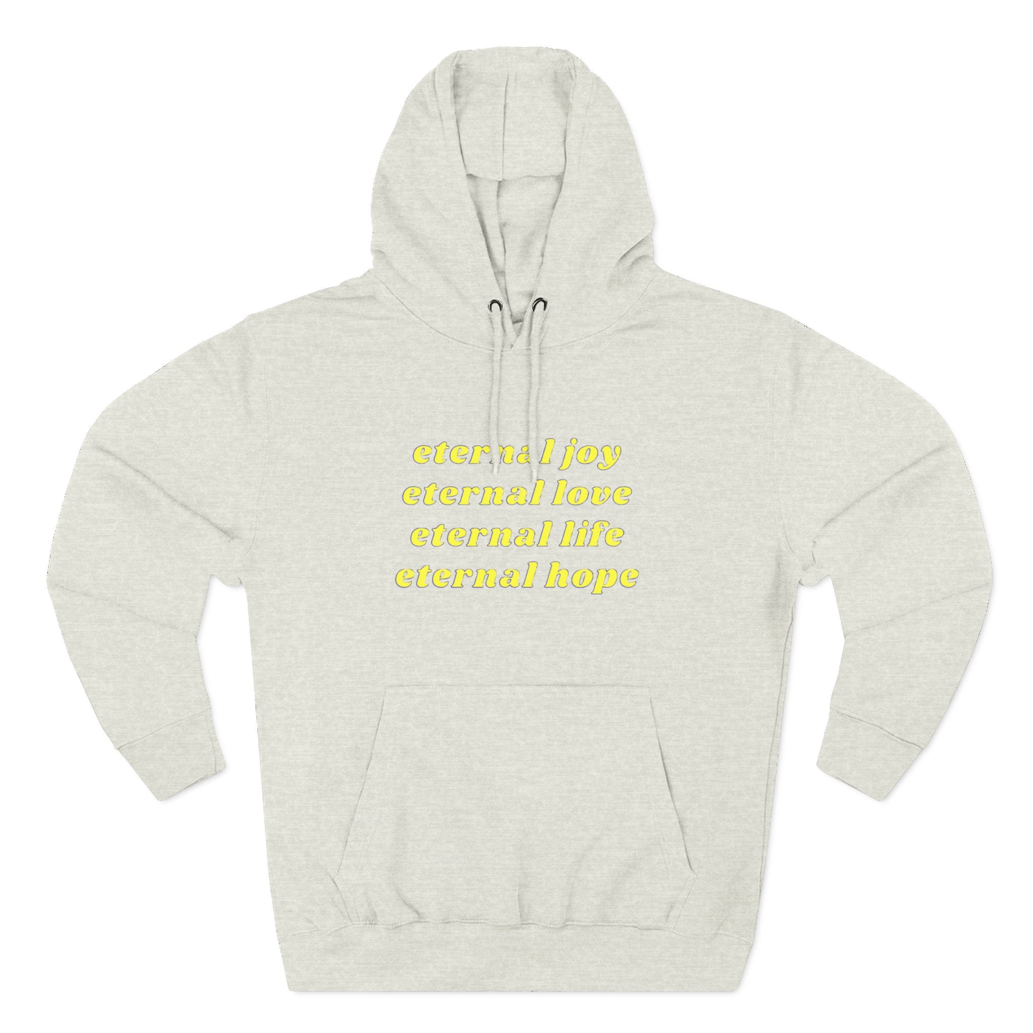 Eternal Joy Hoodie — Minimal Script Inspirational Pullover