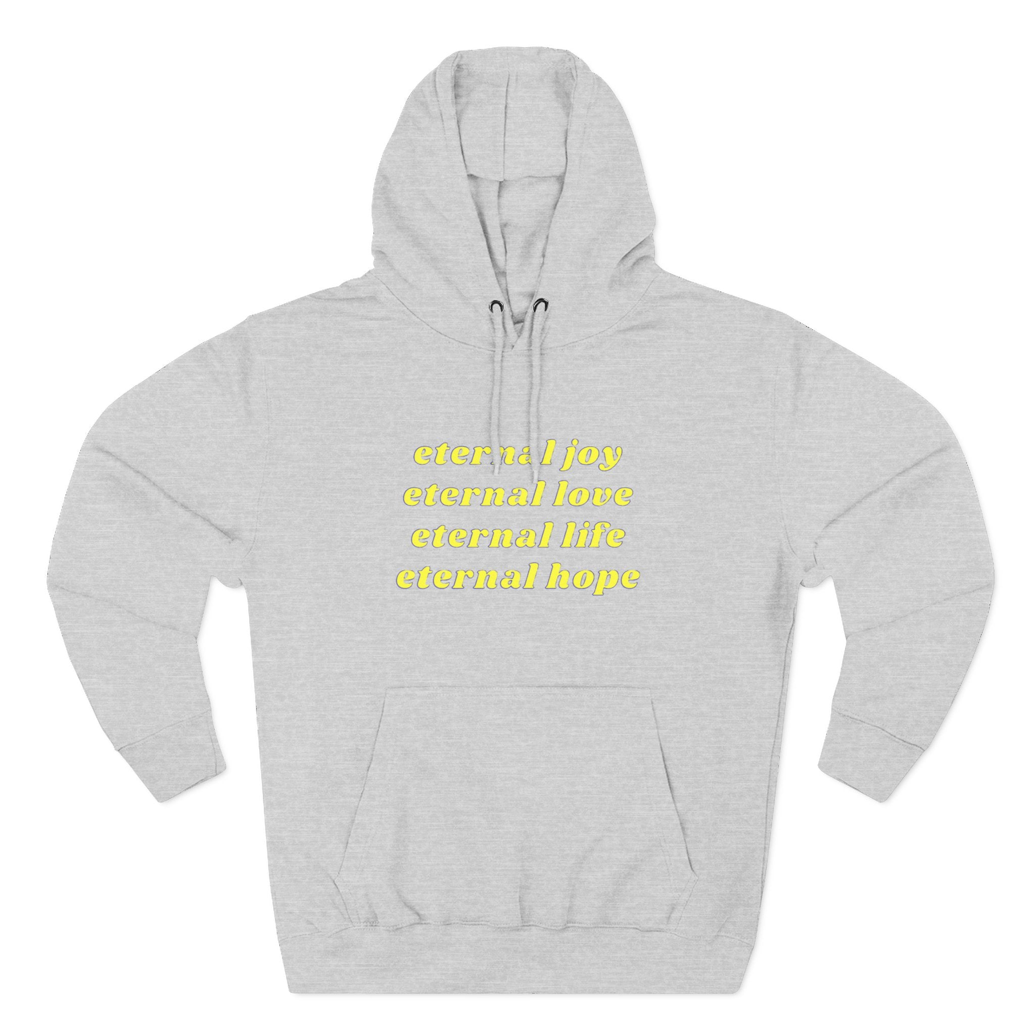 Eternal Joy Hoodie — Minimal Script Inspirational Pullover