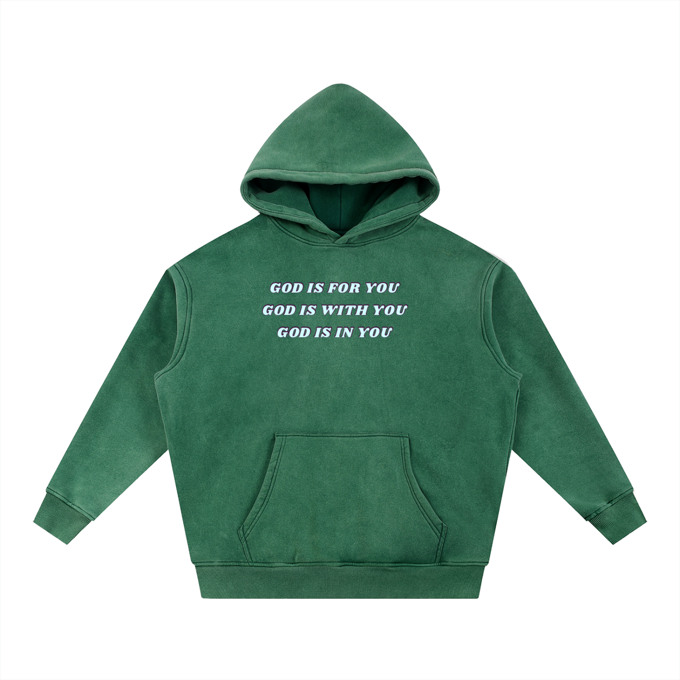 God is Fleece Oversize Hoodie
