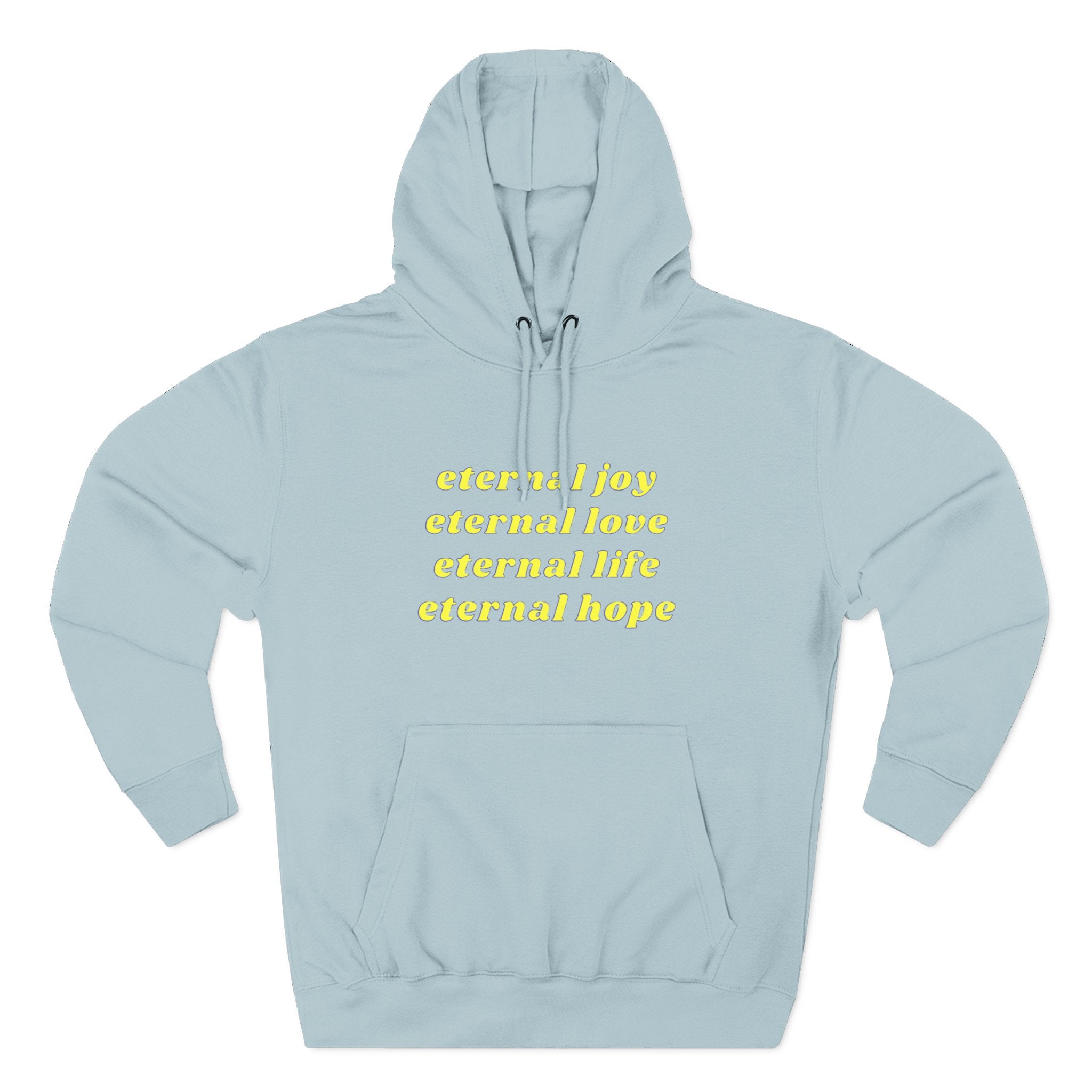 Eternal Joy Hoodie — Minimal Script Inspirational Pullover
