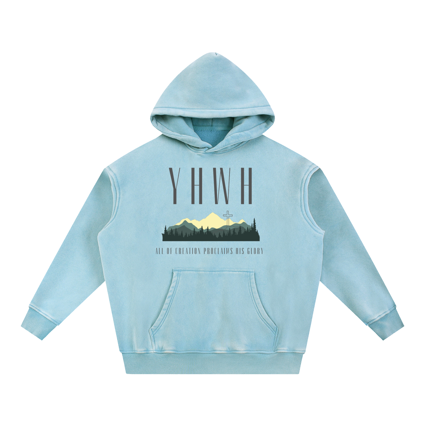 YHWH Fleece Oversize Hoodie