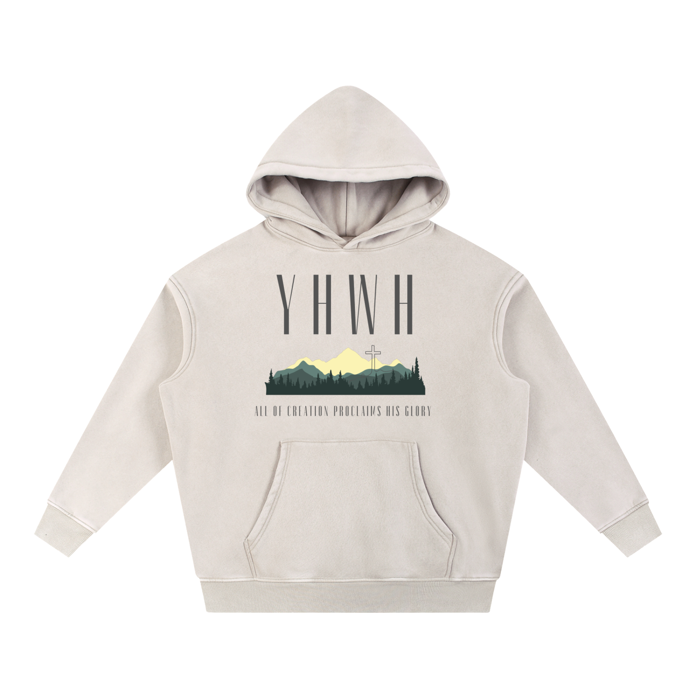 YHWH Fleece Oversize Hoodie