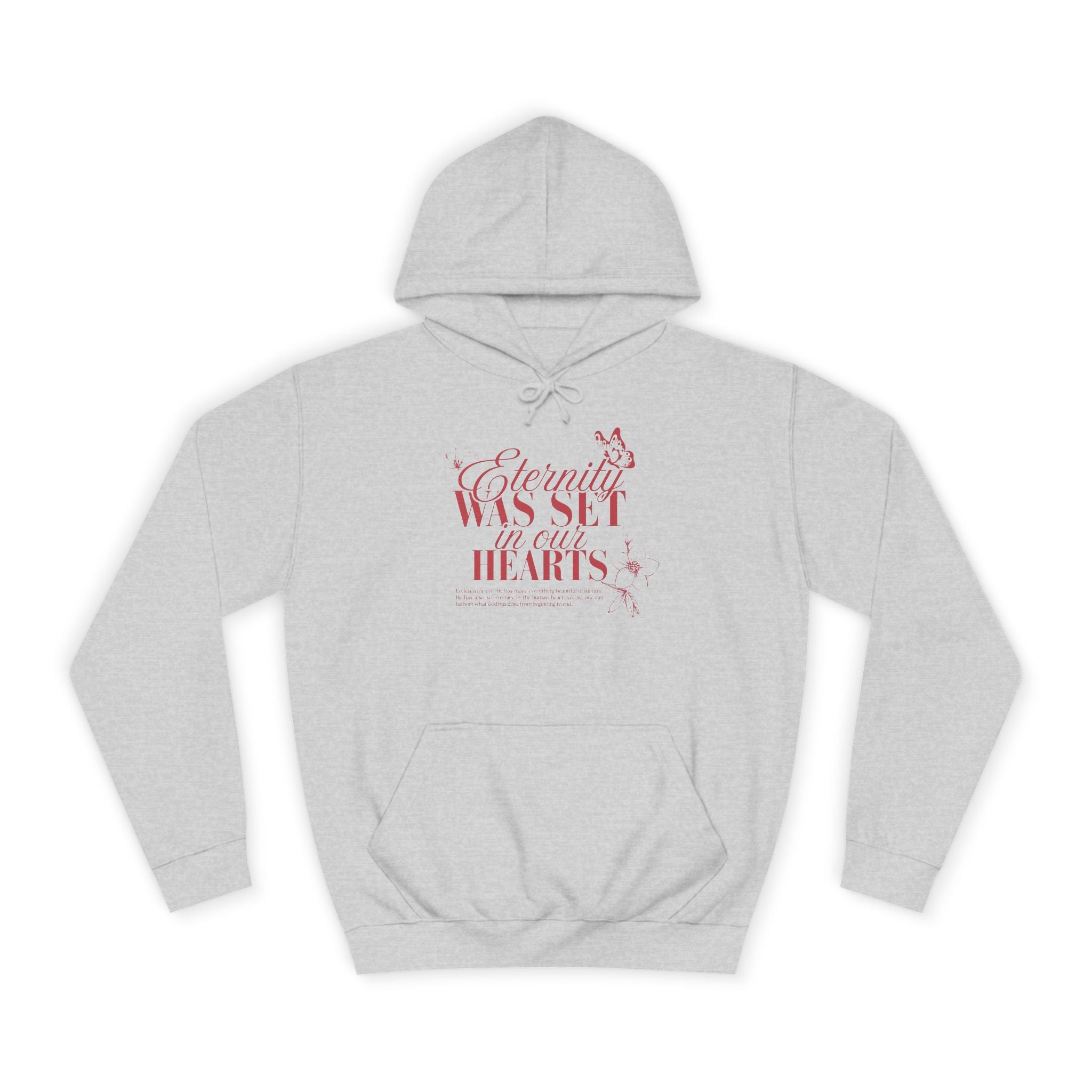 Hoodie — Eternal Heart Distressed Valentine Graphic Pullover