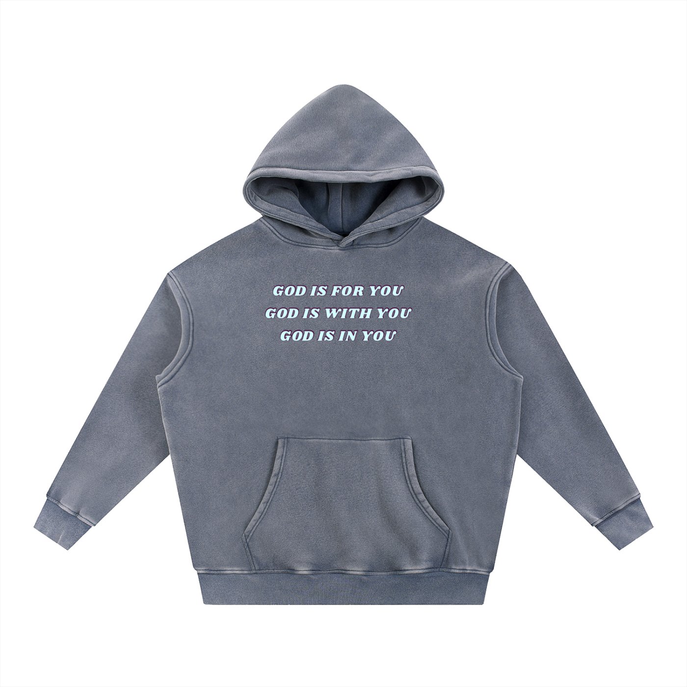 God is Fleece Oversize Hoodie