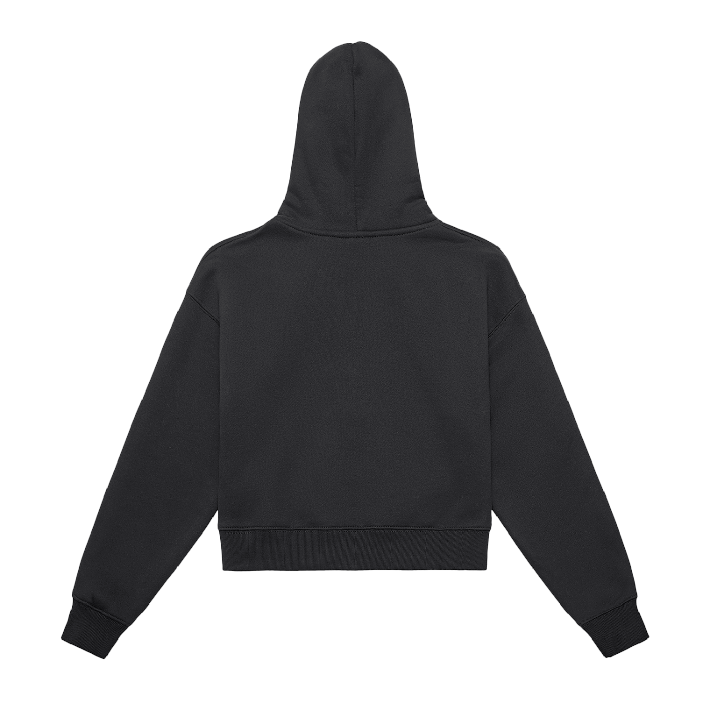 Jesus Fleeced Zip-Up Cropped Hoodie
