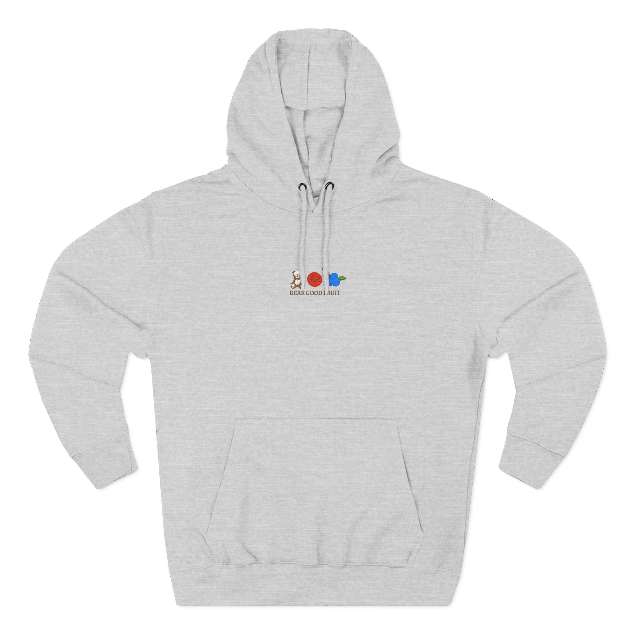 Bear Good Fruit Embroidered Hoodie