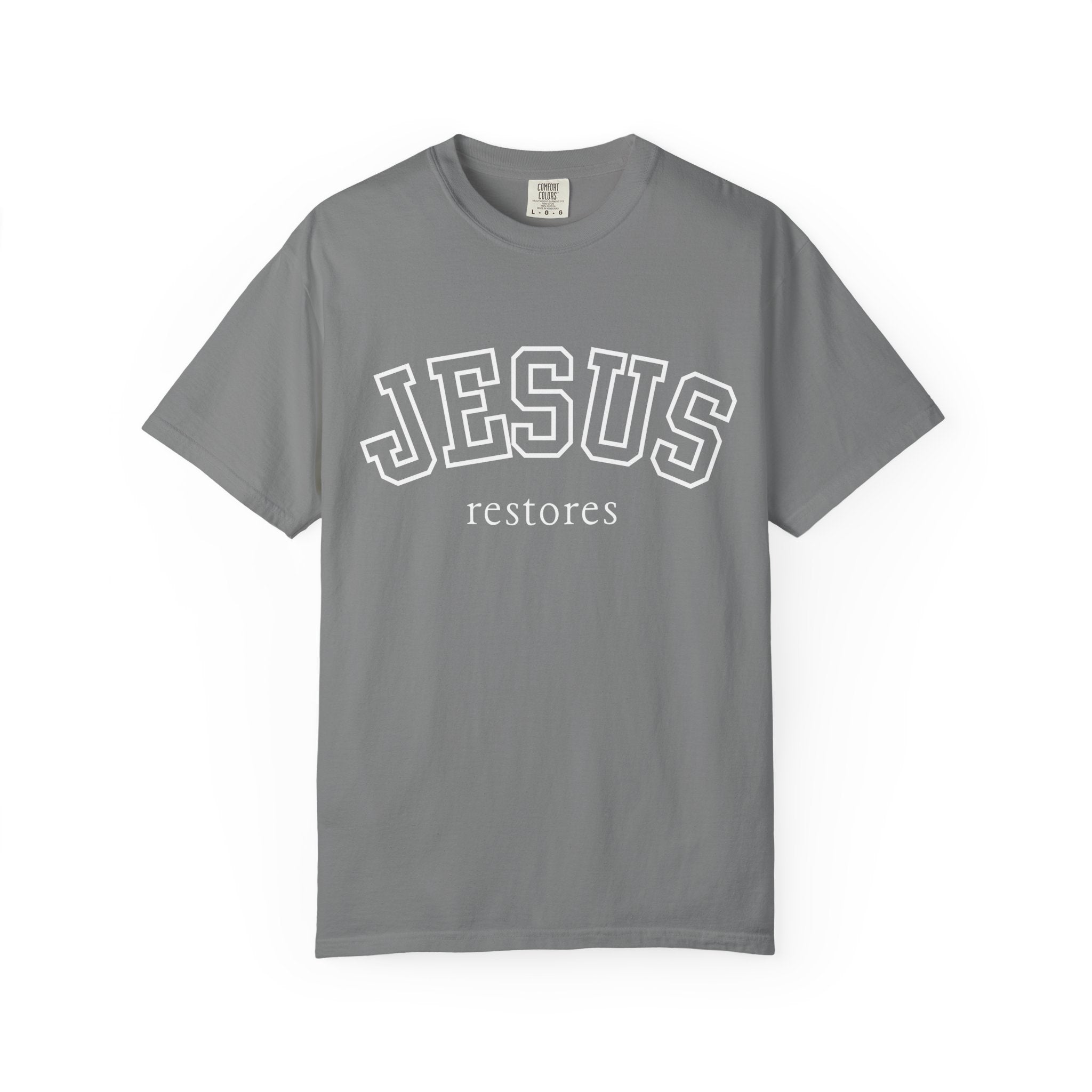 Jesus Restores T-Shirt — Inspirational Christian Faith Tee
