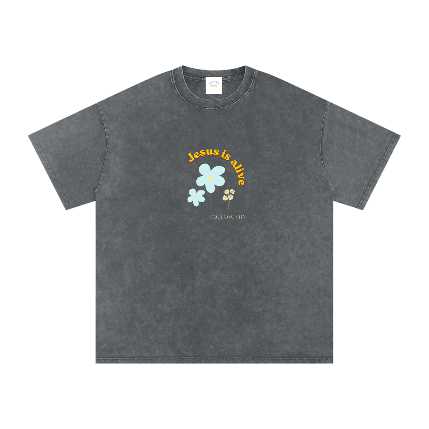 Jesus is Alive Oversized Cotton T-shirt