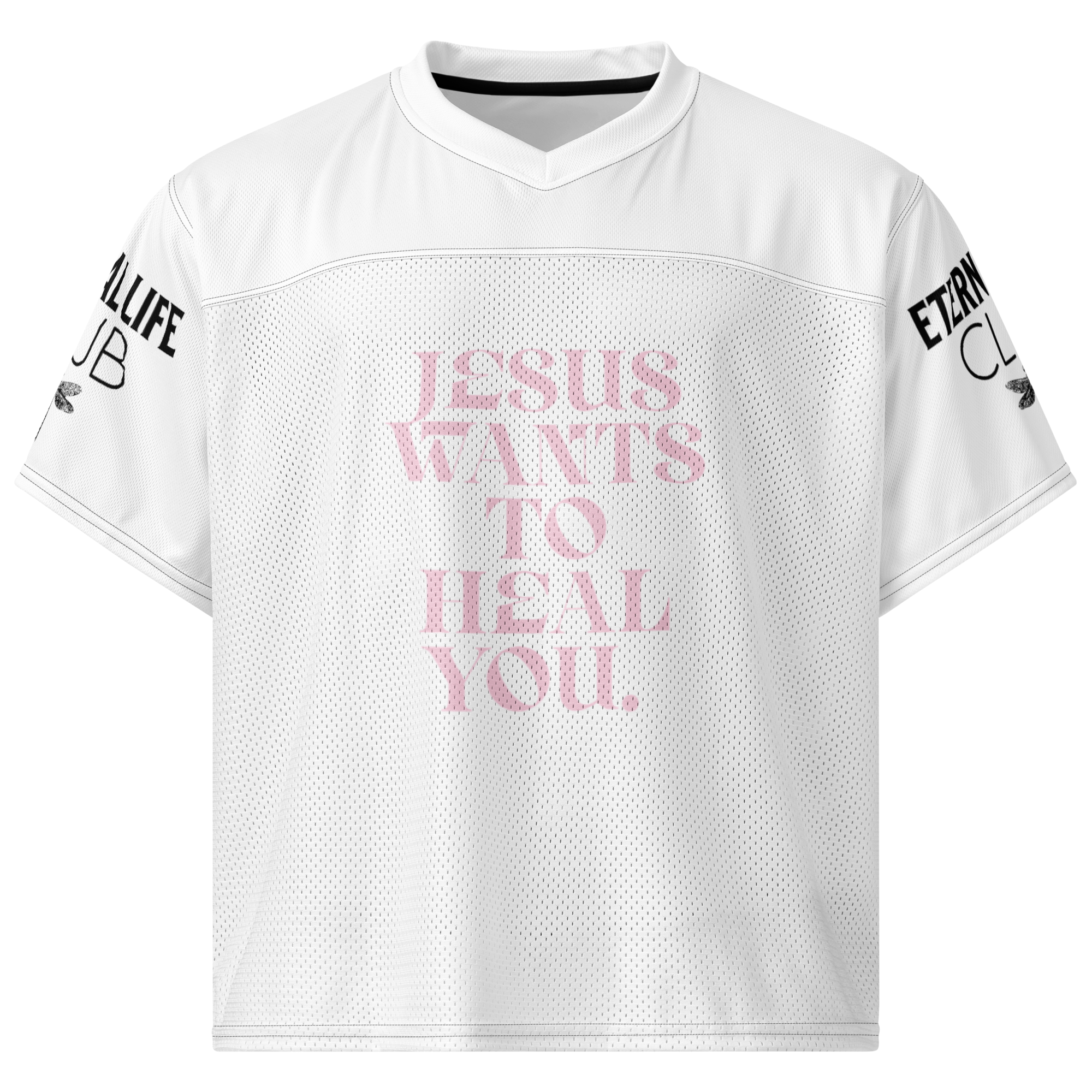 Jesus Heals Football Jersey