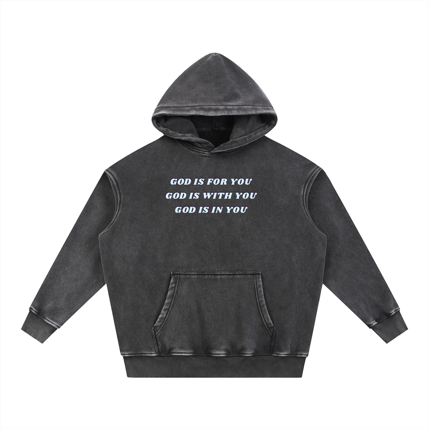 God is Fleece Oversize Hoodie