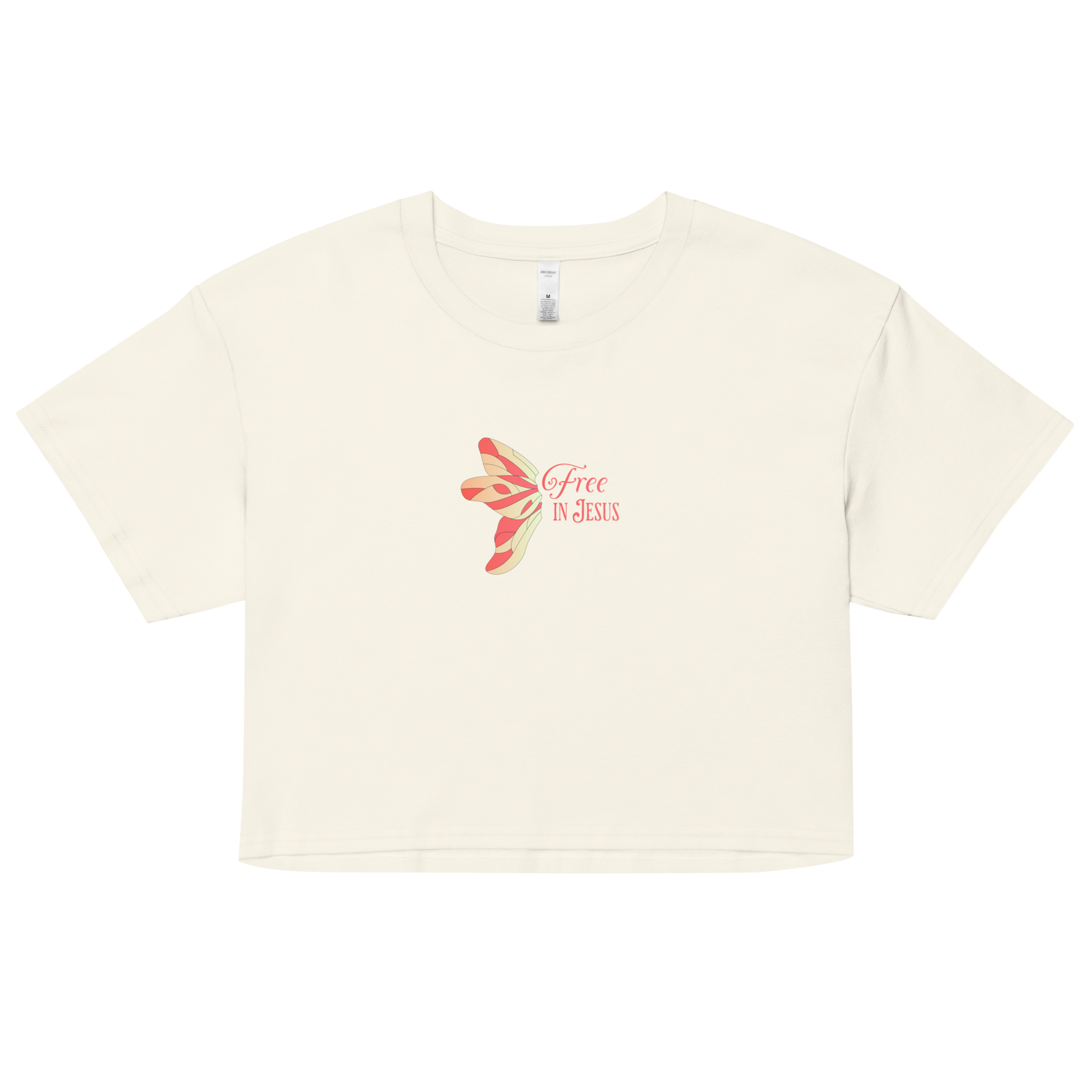Women’s Free in Jesus Crop Top
