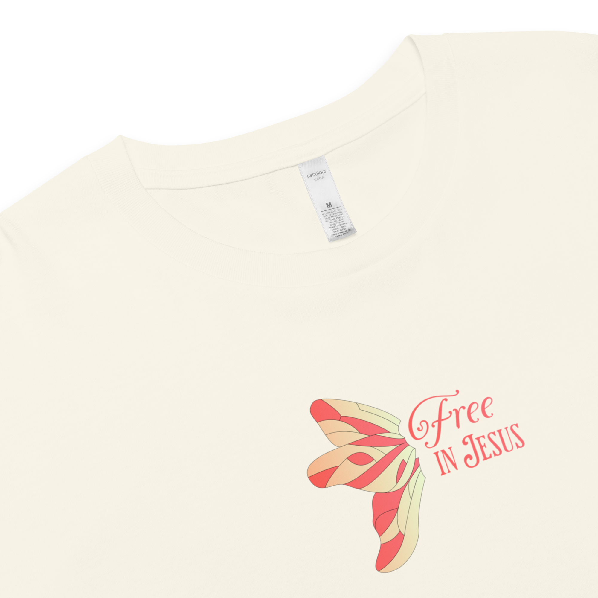 Women’s Free in Jesus Crop Top