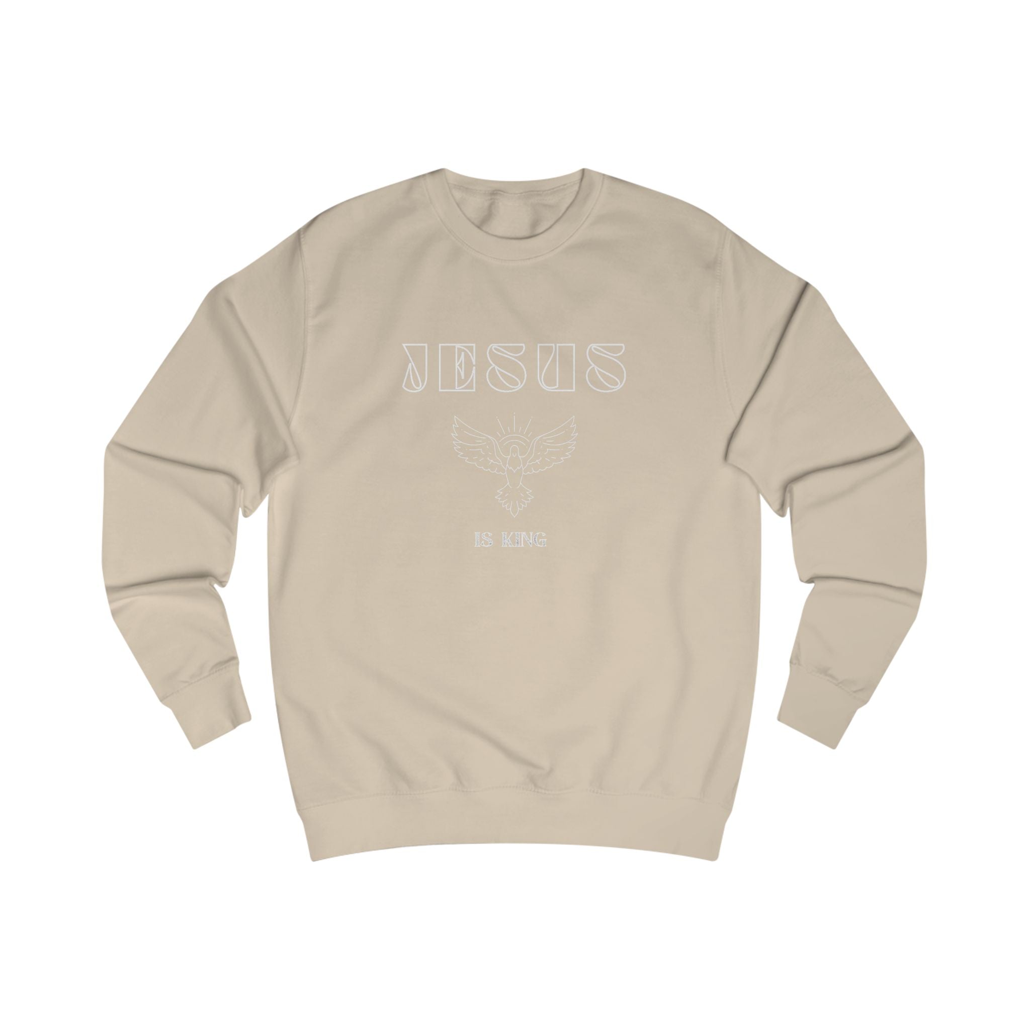 Jesus Is King Sweatshirt — Christian Graphic Crewneck