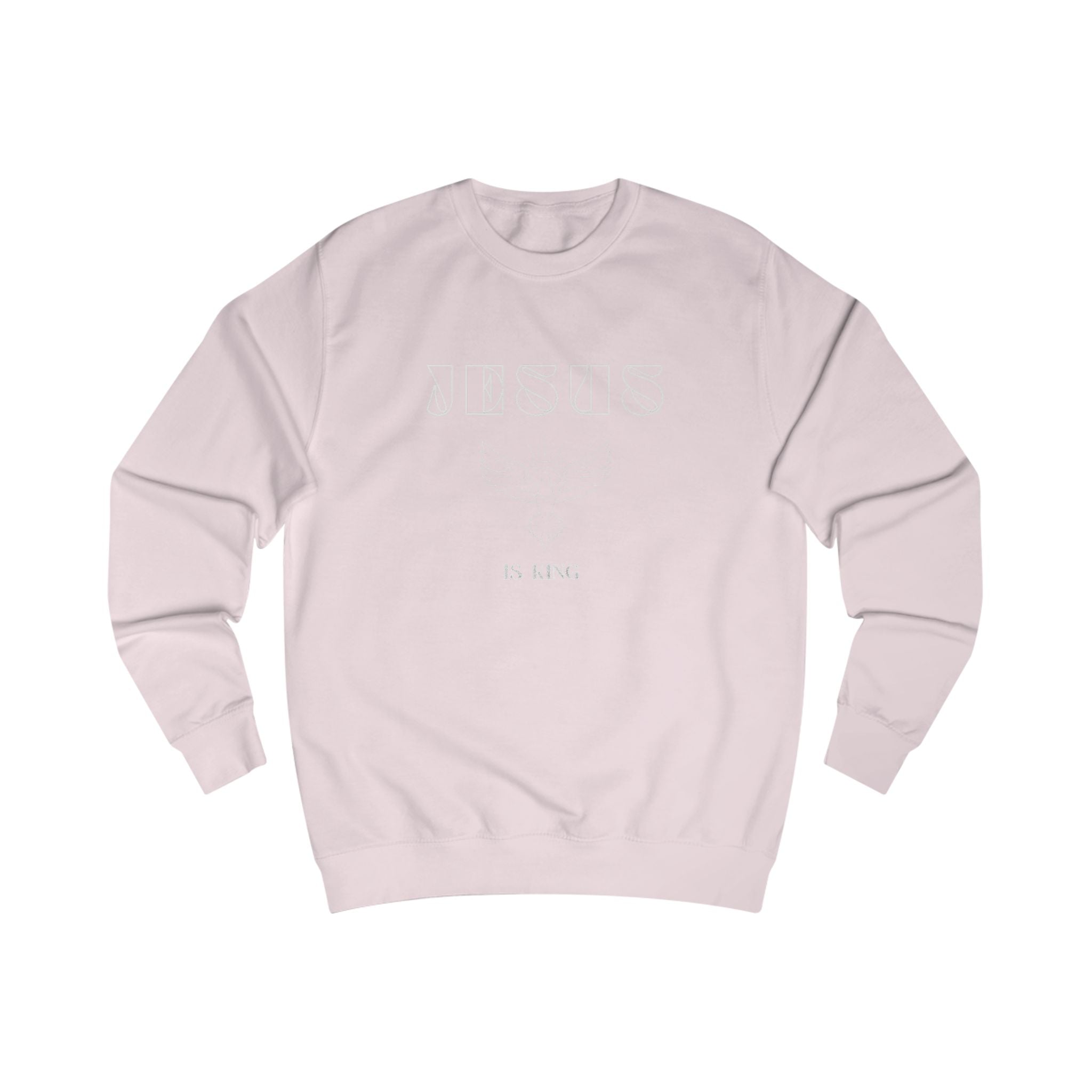 Jesus Is King Sweatshirt — Christian Graphic Crewneck