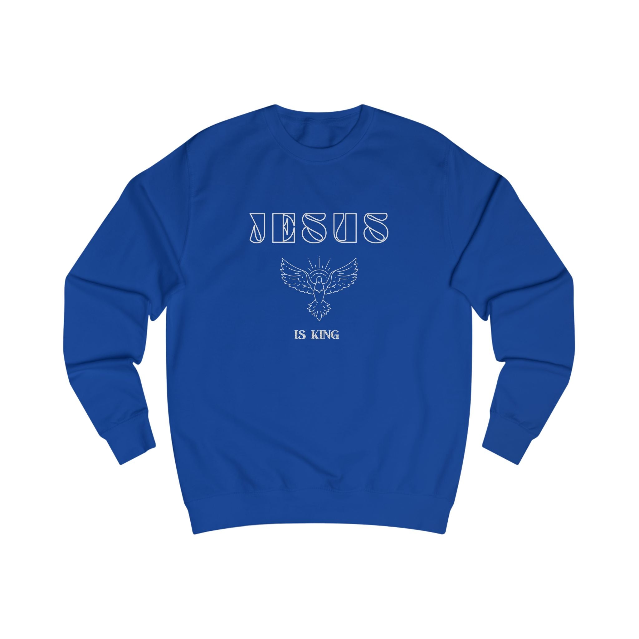 Jesus Is King Sweatshirt — Christian Graphic Crewneck
