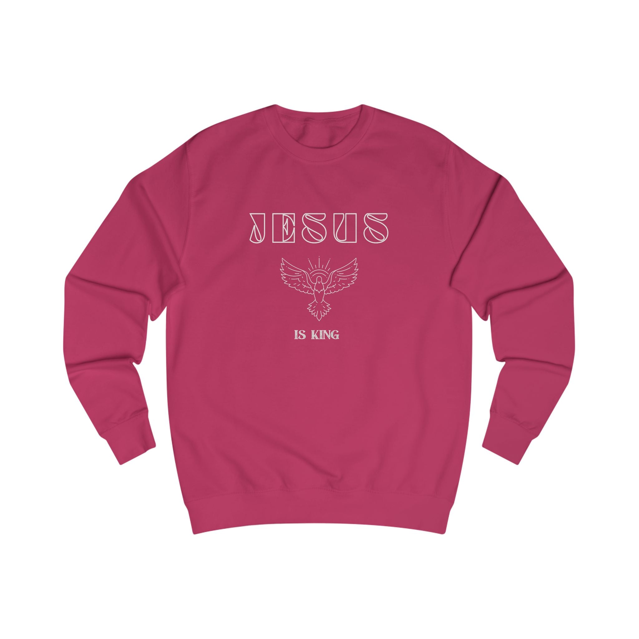 Jesus Is King Sweatshirt — Christian Graphic Crewneck