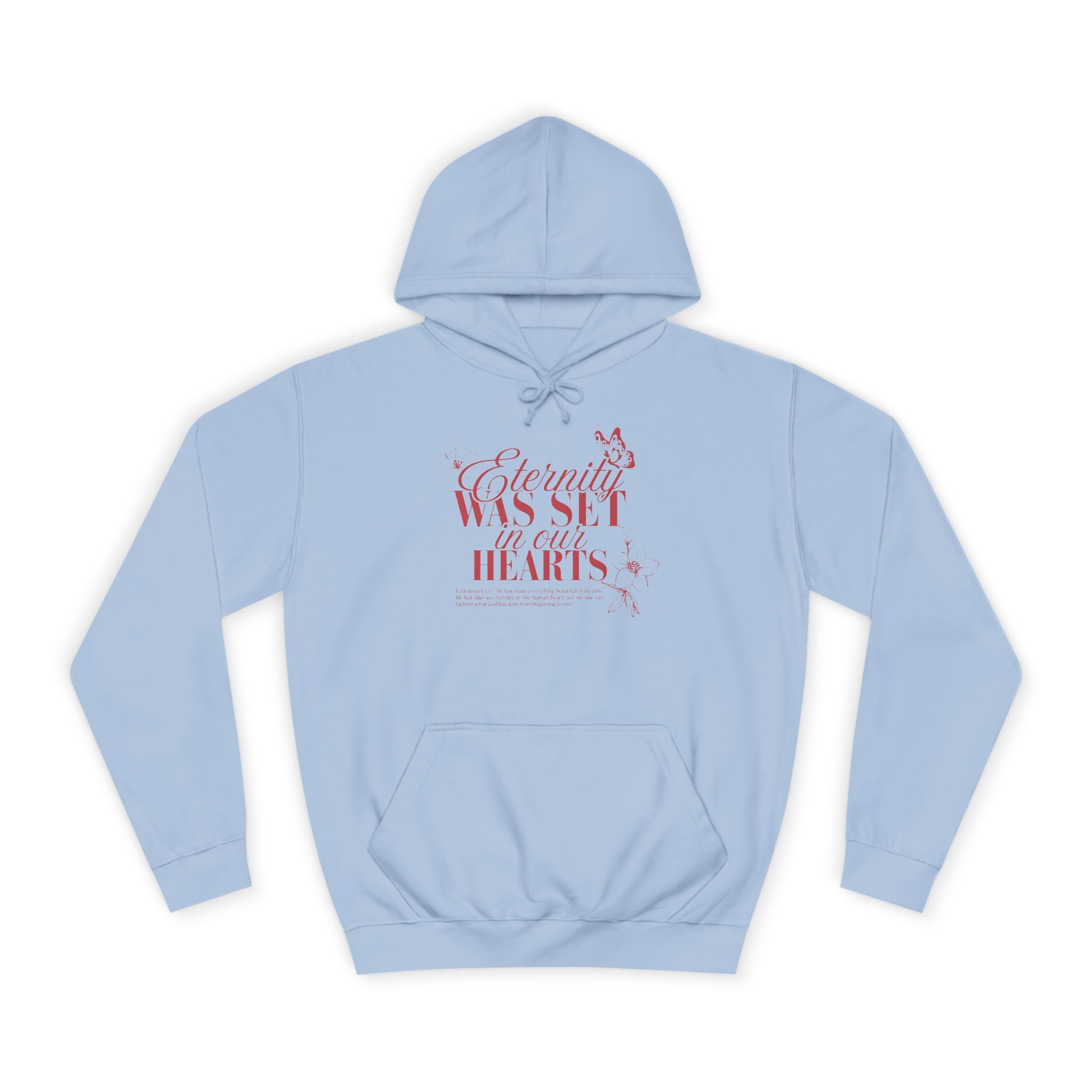 Hoodie — Eternal Heart Distressed Valentine Graphic Pullover