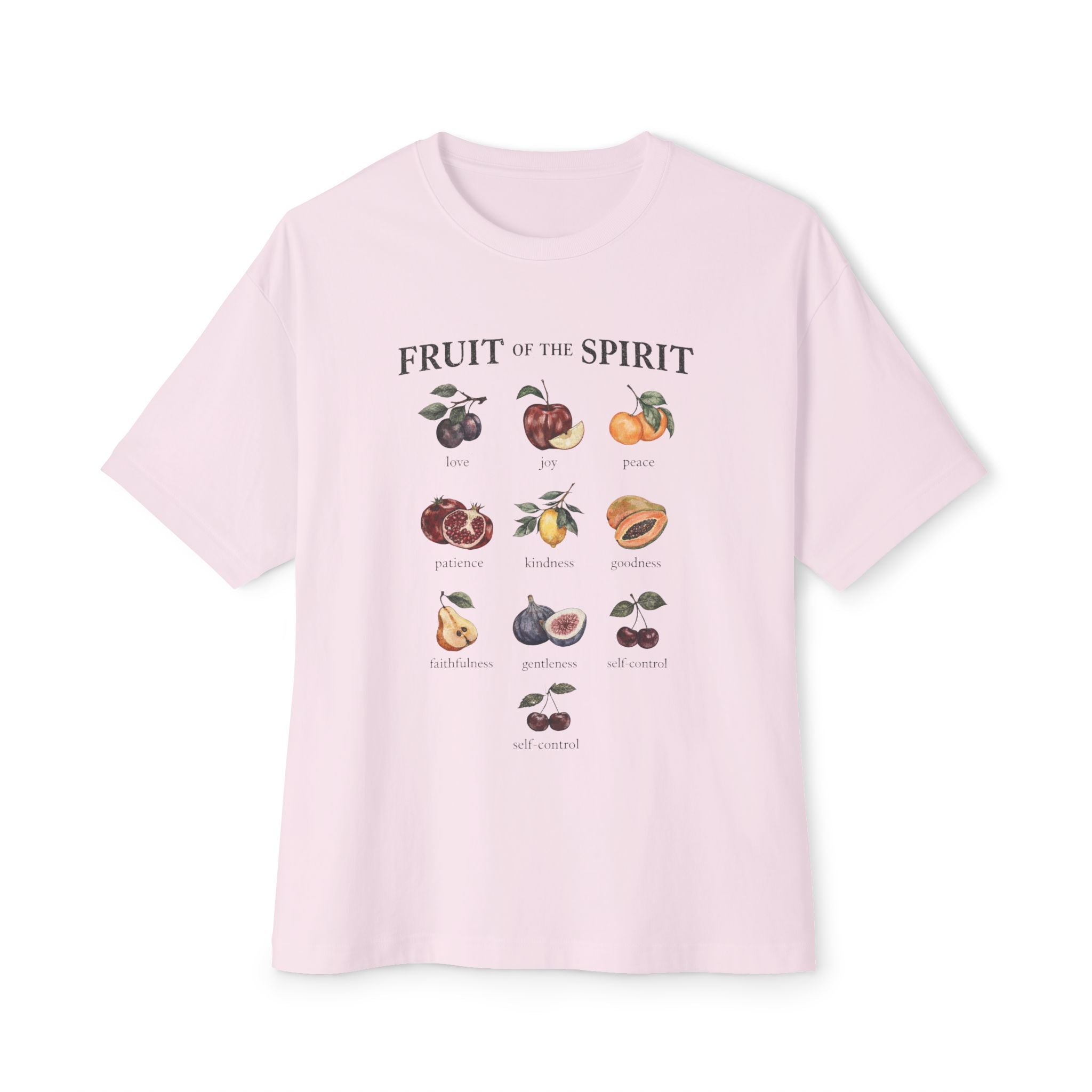 Fruit of the Spirit Tee — Botanical Fruit Graphic Christian Shirt