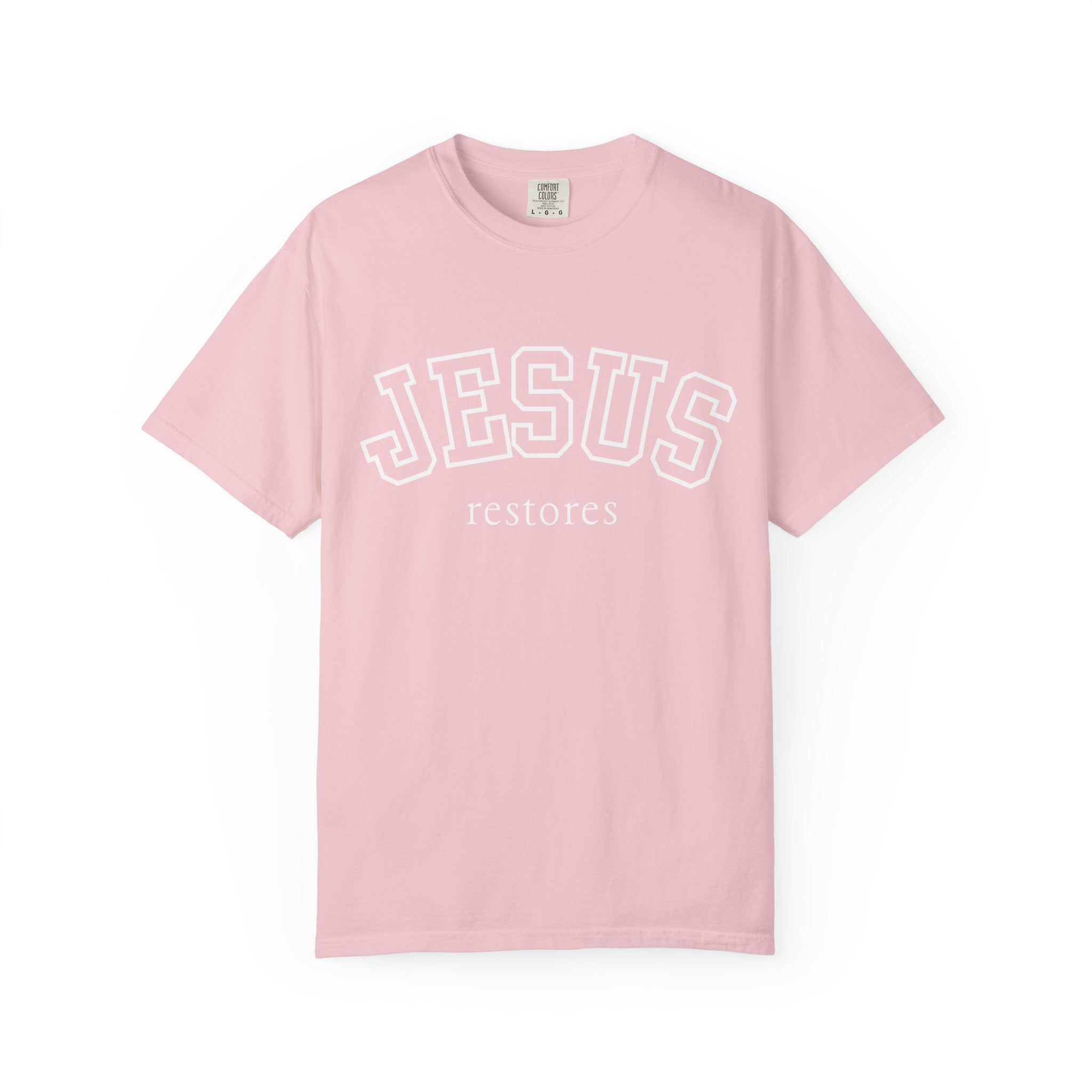Jesus Restores T-Shirt — Inspirational Christian Faith Tee