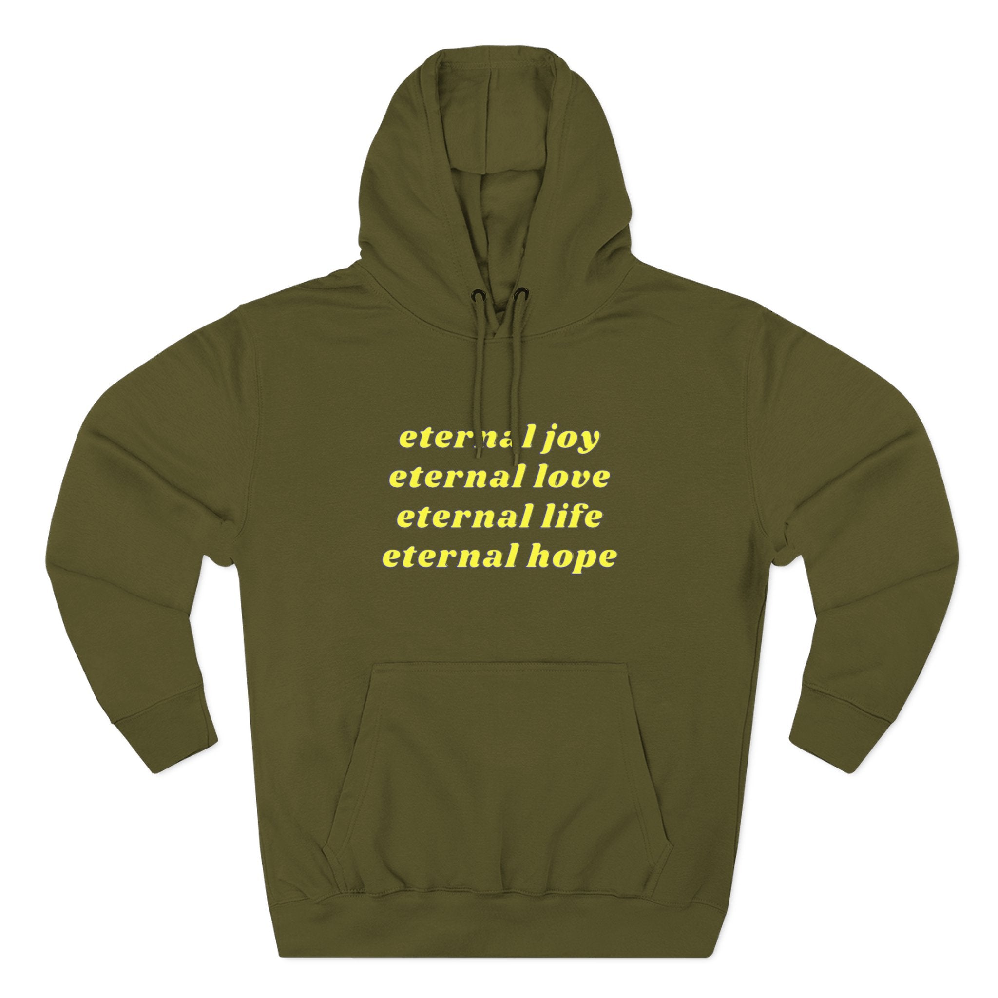 Eternal Joy Hoodie — Minimal Script Inspirational Pullover