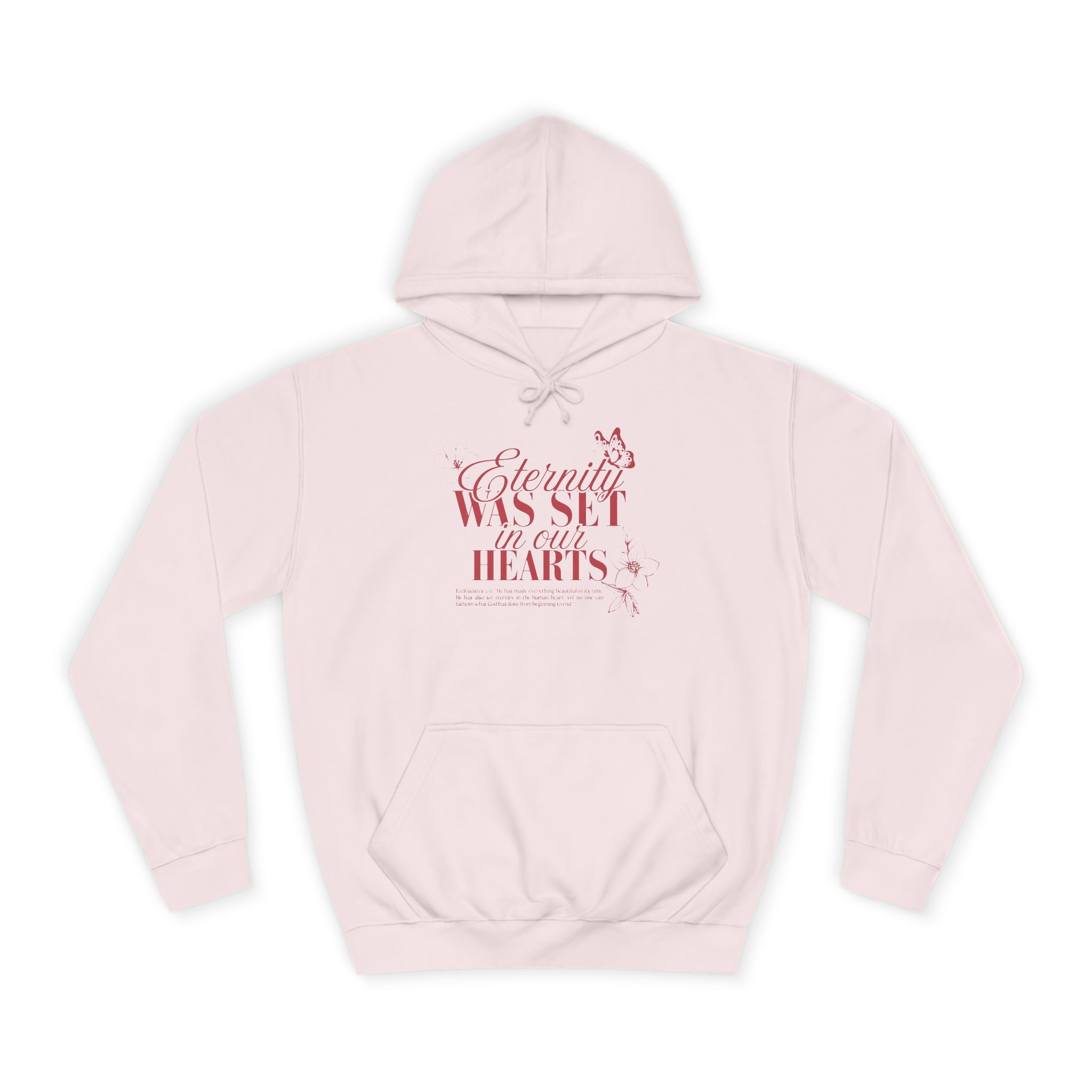 Hoodie — Eternal Heart Distressed Valentine Graphic Pullover