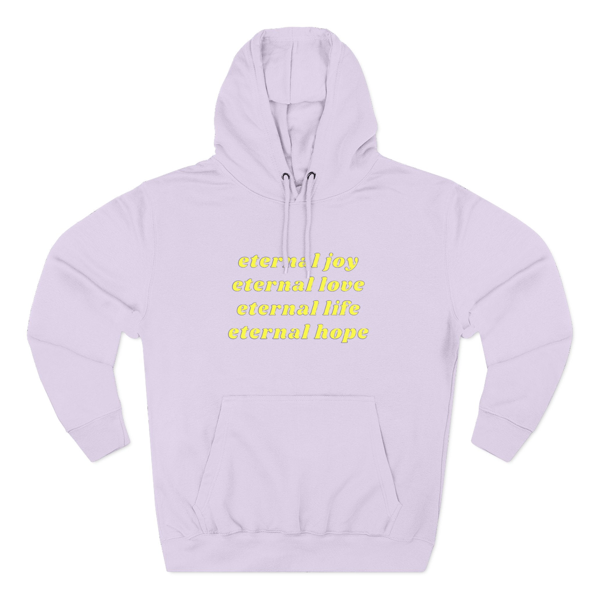 Eternal Joy Hoodie — Minimal Script Inspirational Pullover