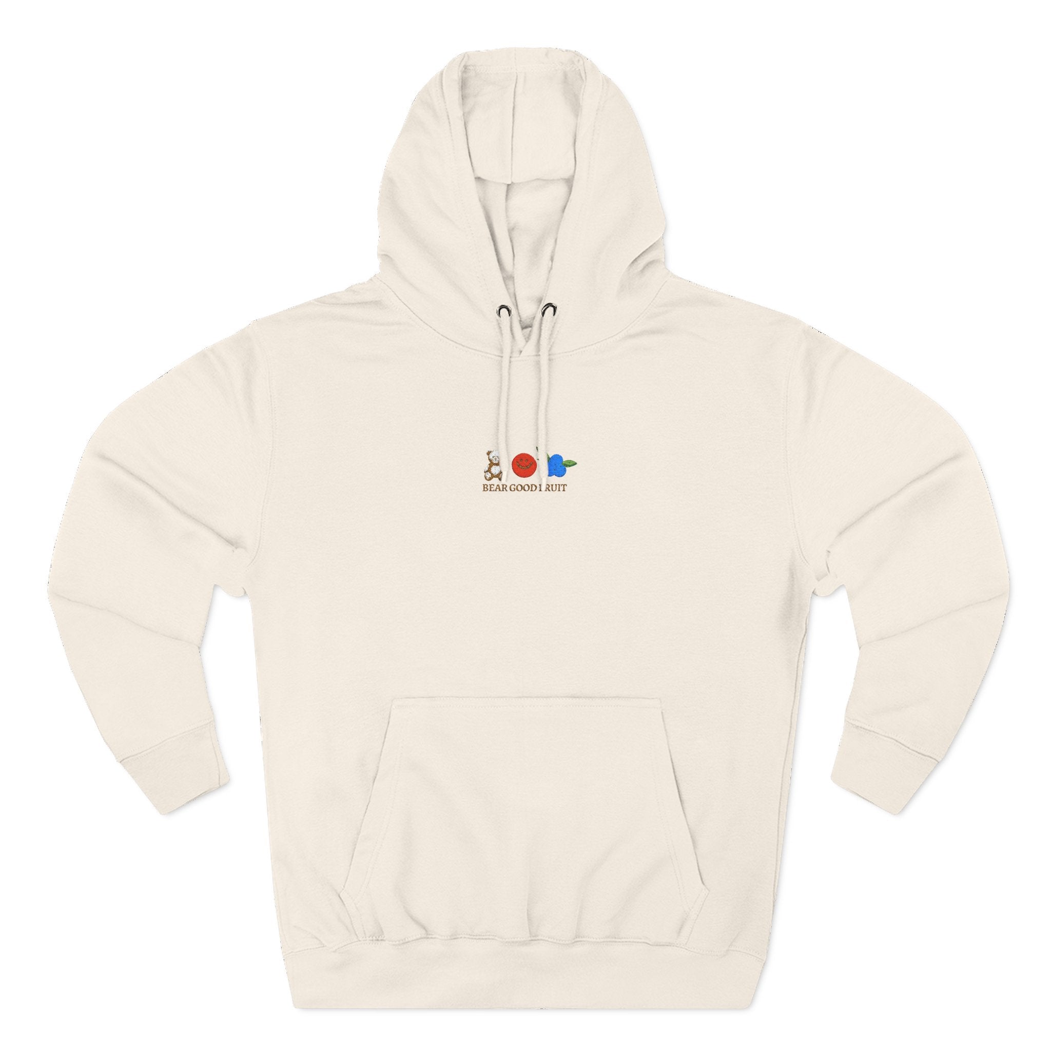 Bear Good Fruit Embroidered Hoodie