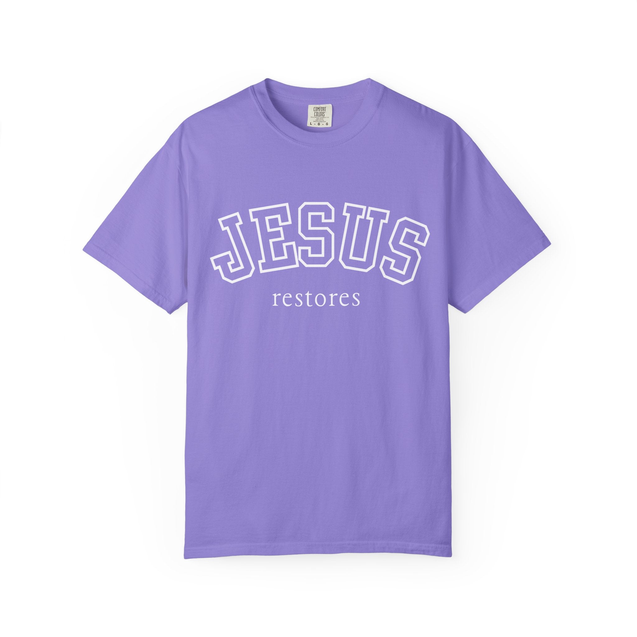 Jesus Restores T-Shirt — Inspirational Christian Faith Tee