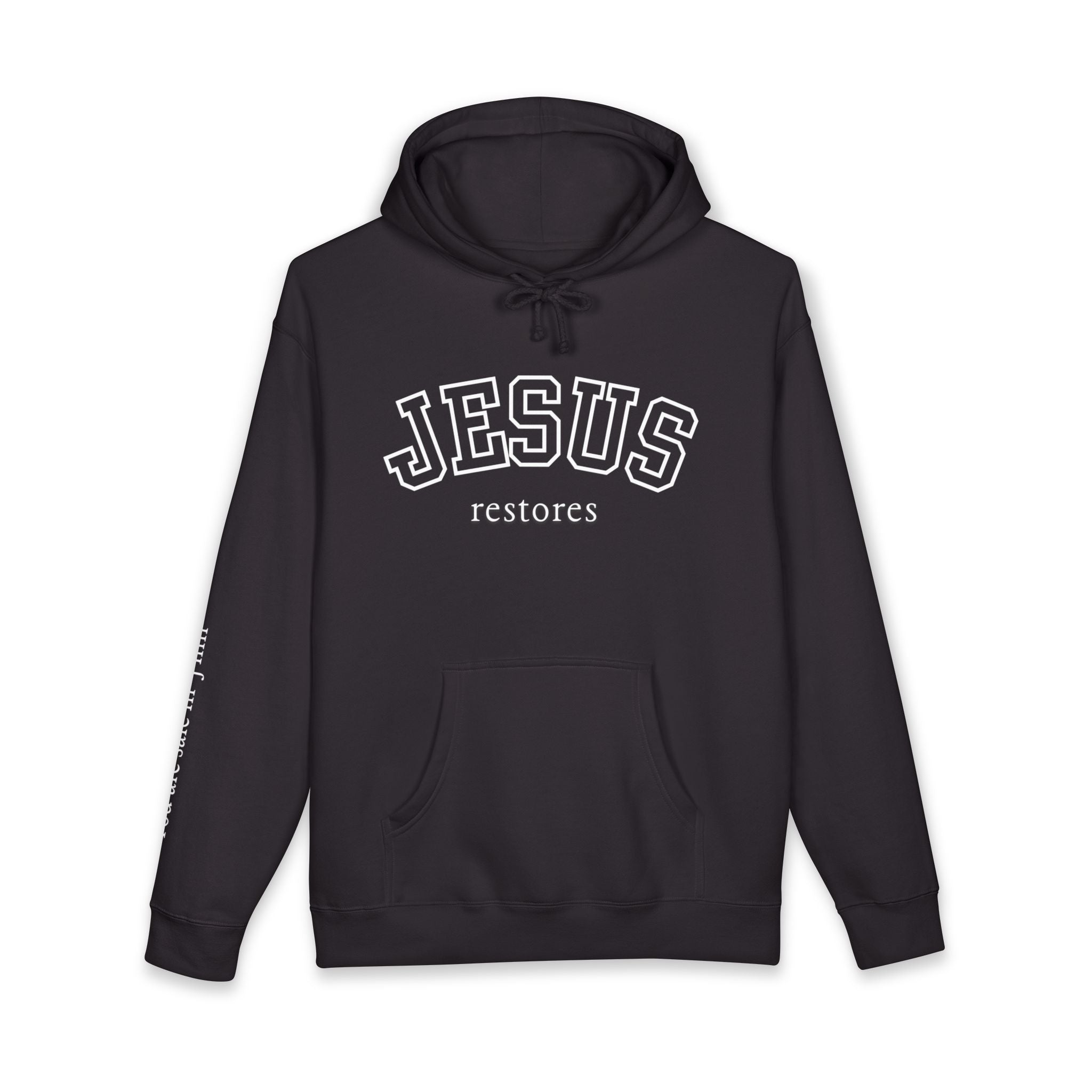 Jesus Restores Hoodie — Christian Faith Pullover
