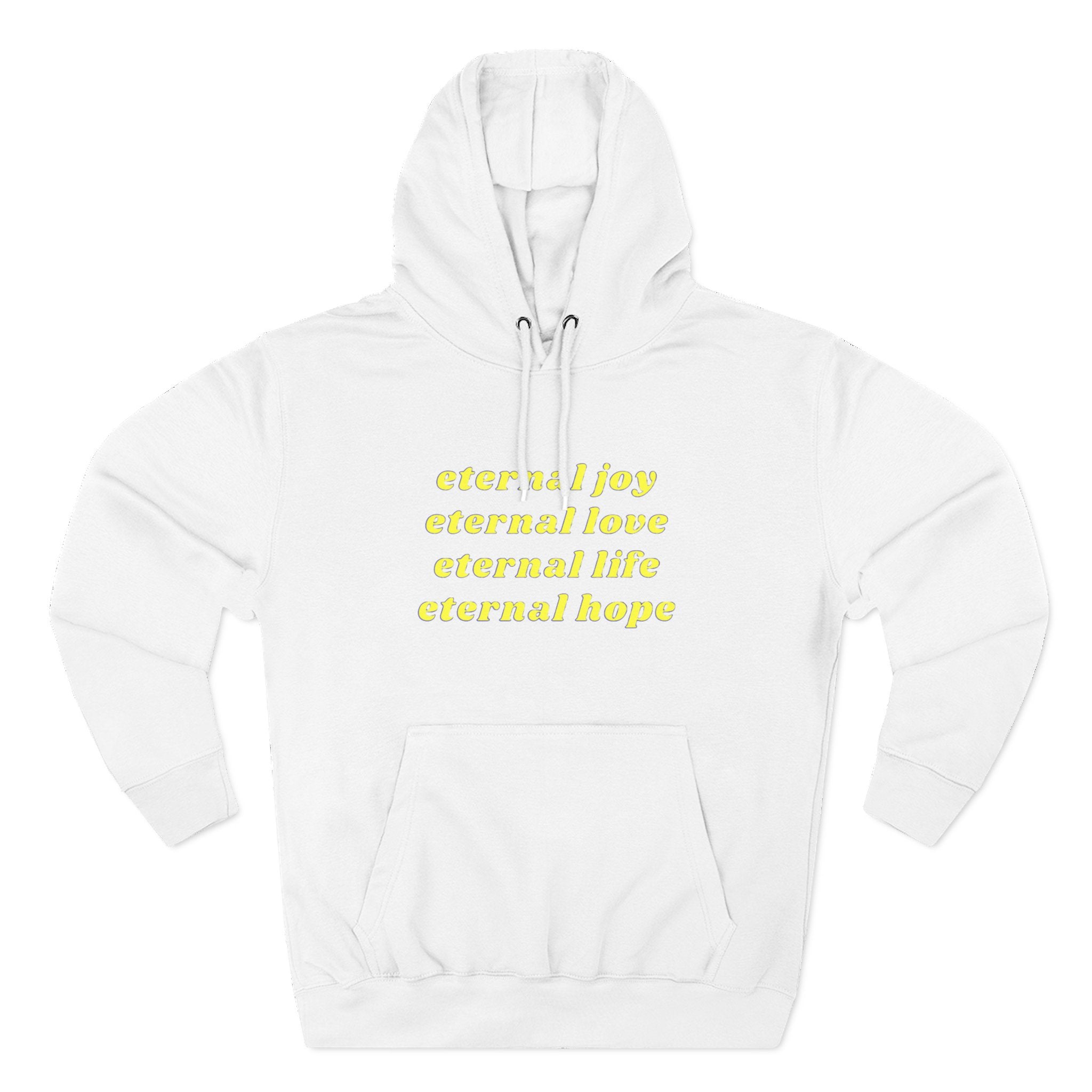 Eternal Joy Hoodie — Minimal Script Inspirational Pullover