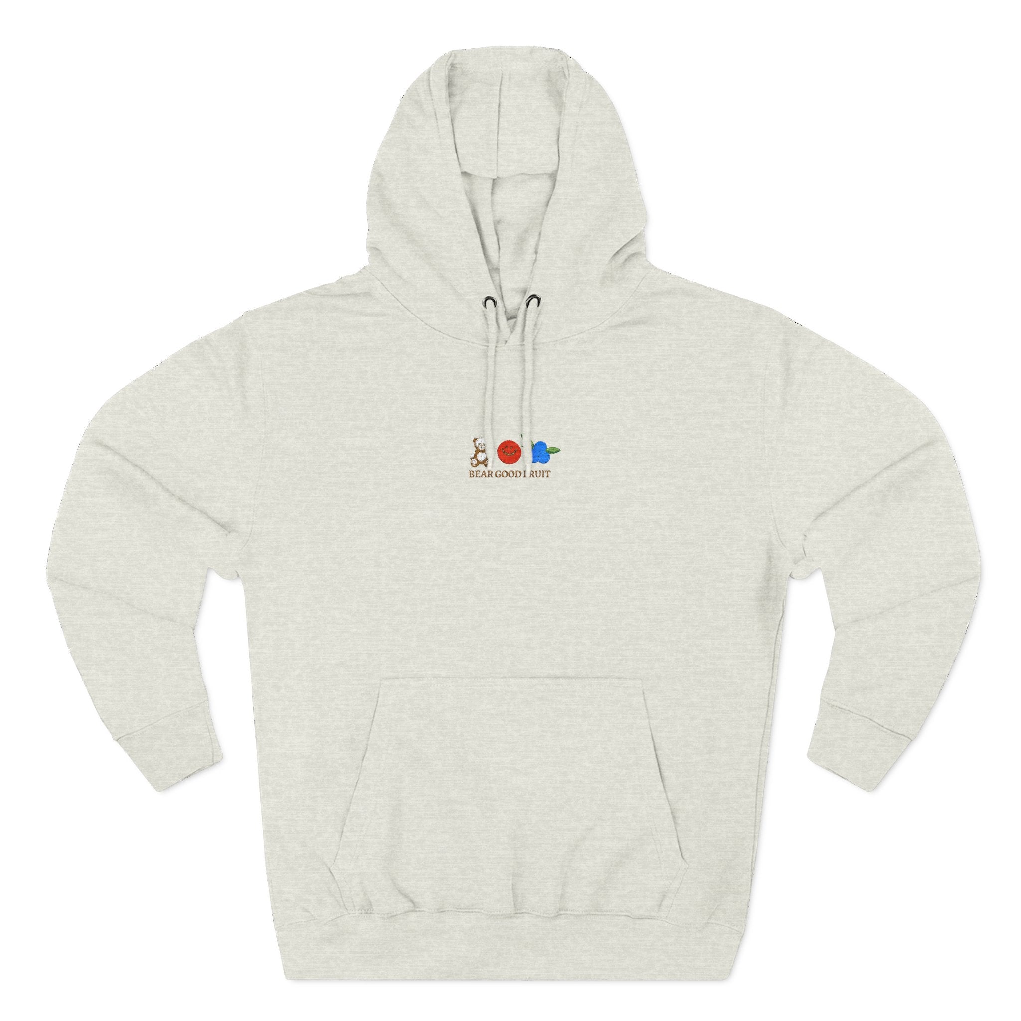 Bear Good Fruit Embroidered Hoodie