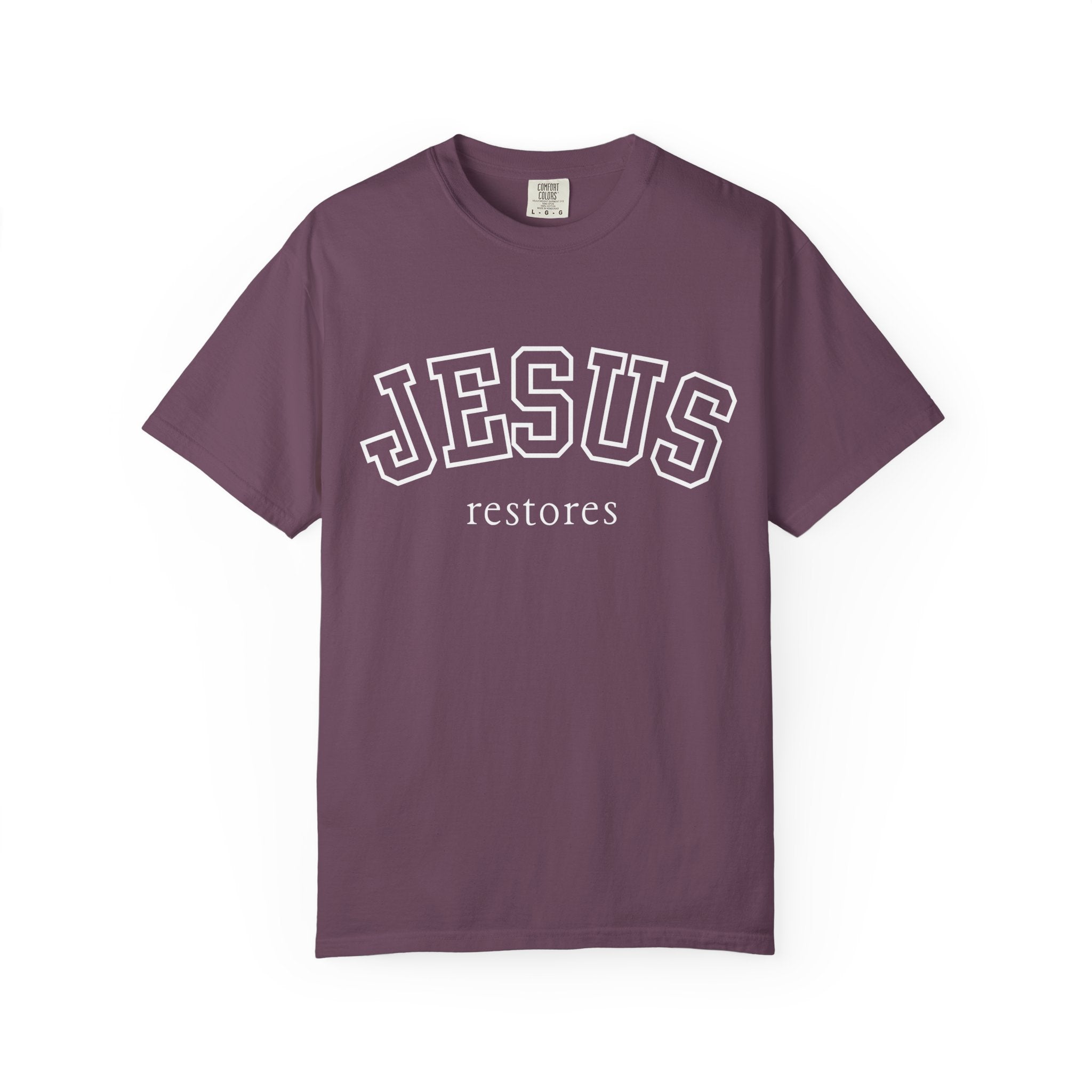 Jesus Restores T-Shirt — Inspirational Christian Faith Tee
