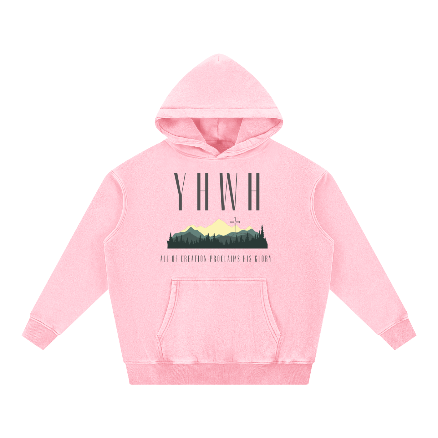 YHWH Fleece Oversize Hoodie